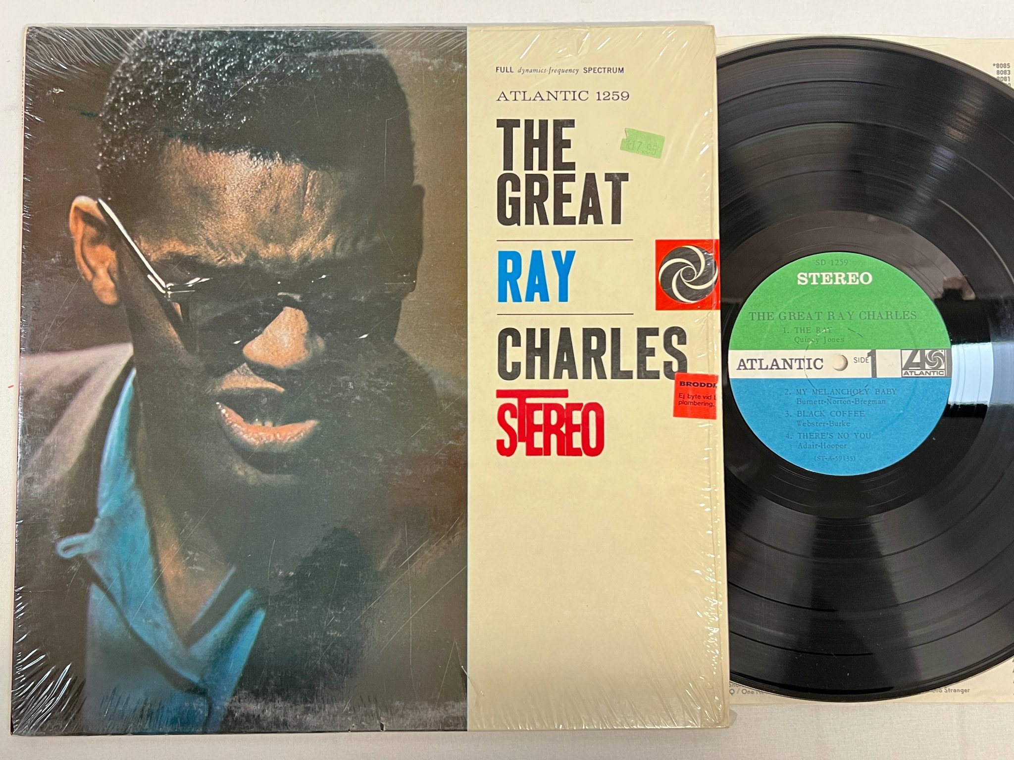 Omslagsbild för skivan RAY CHARLES the great LP US ATLANTIC SD 1259 * nice *