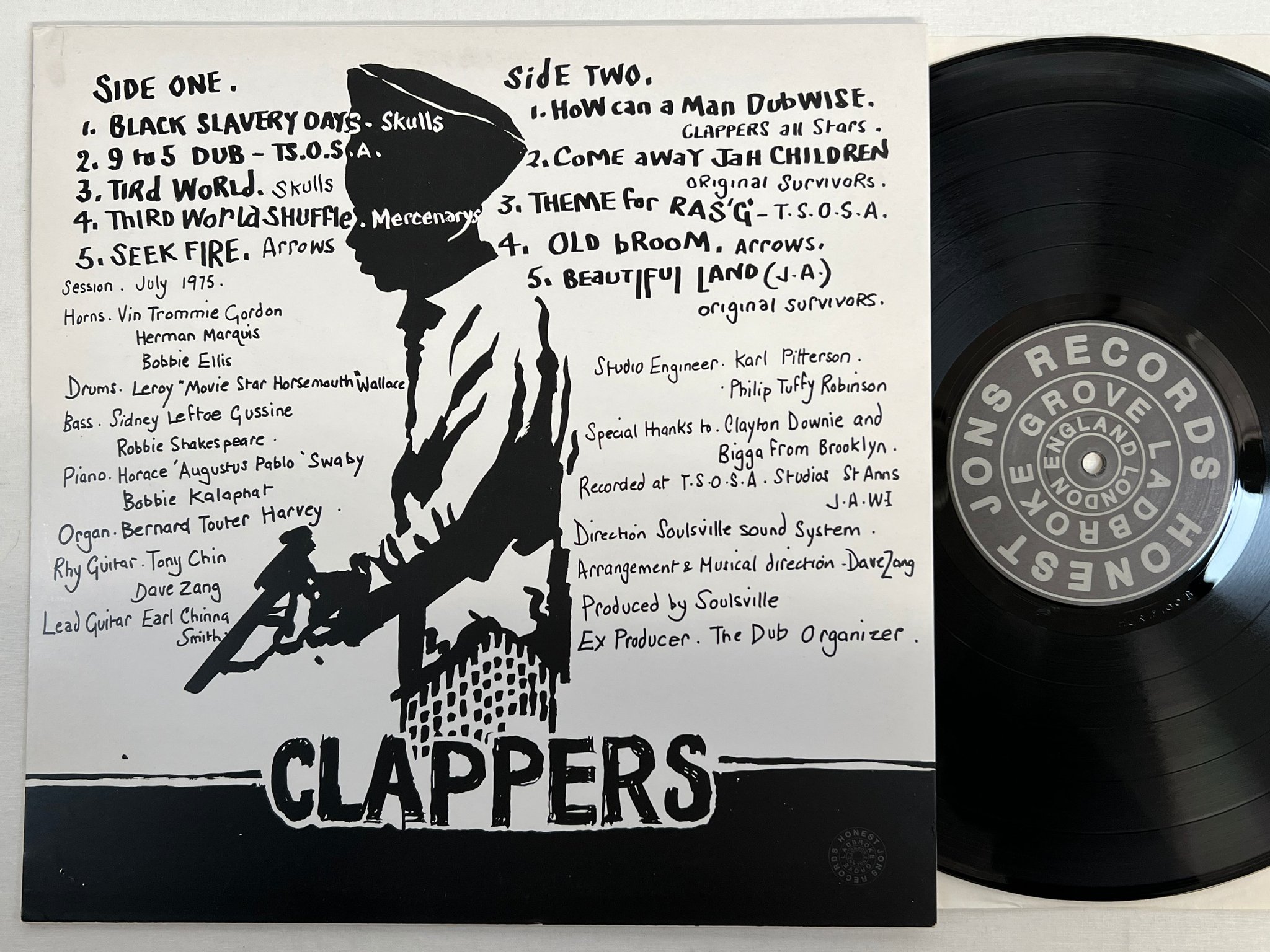 Omslagsbild för skivan V/A Black Slavery Days LP 2003 UK HONEST JON'S HJRLP100