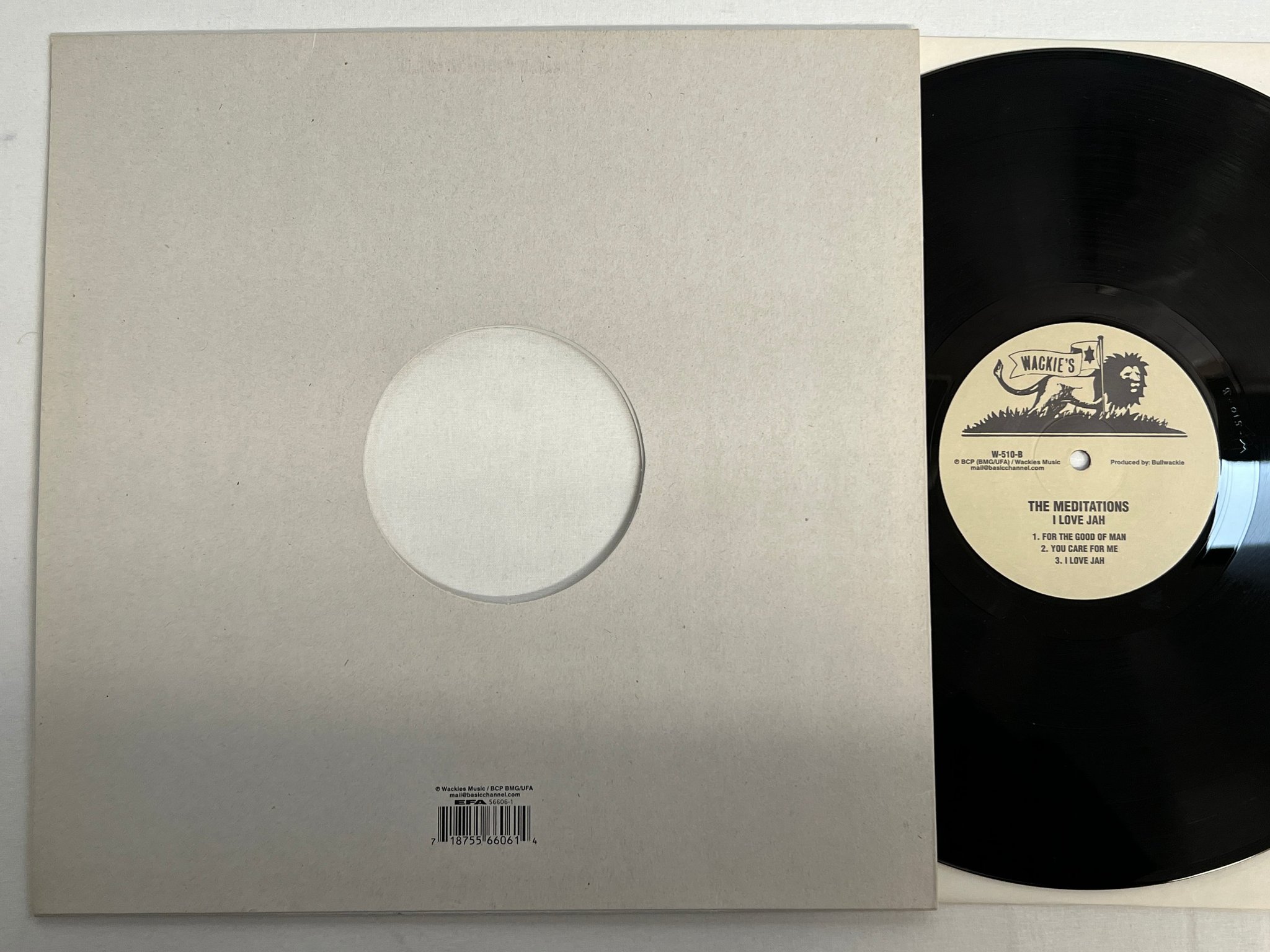Omslagsbild för skivan THE MEDITATIONS I love Jah 12"single 2002 Ger WACKIE'S W-510