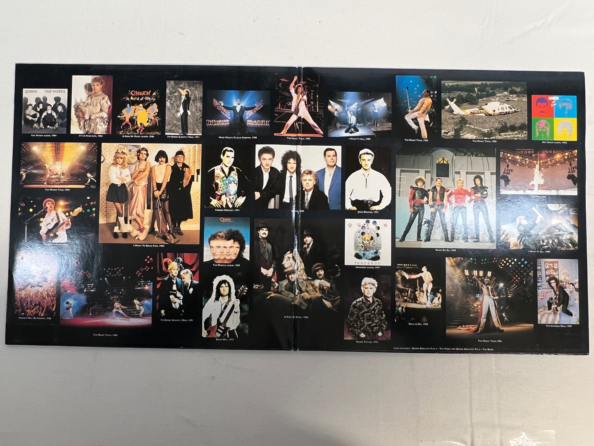 Omslagsbild för skivan QUEEN greatest hits 2xLP -91 Ger PARLOPHONE 1687979721