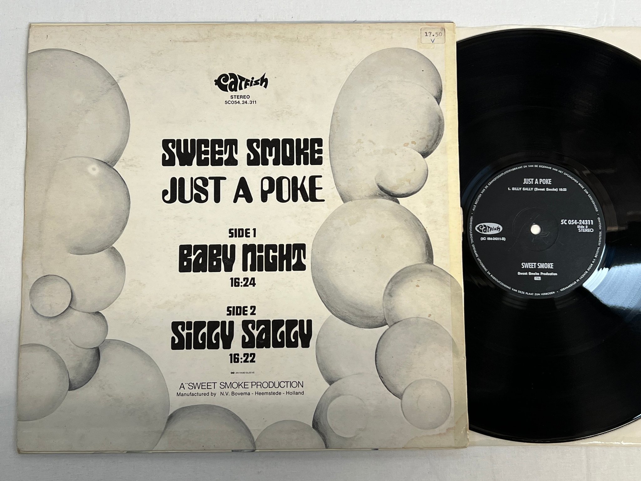 Omslagsbild för skivan SWEET SMOKE just a poke LP -70 Hol CATFISH 5C 054-24311