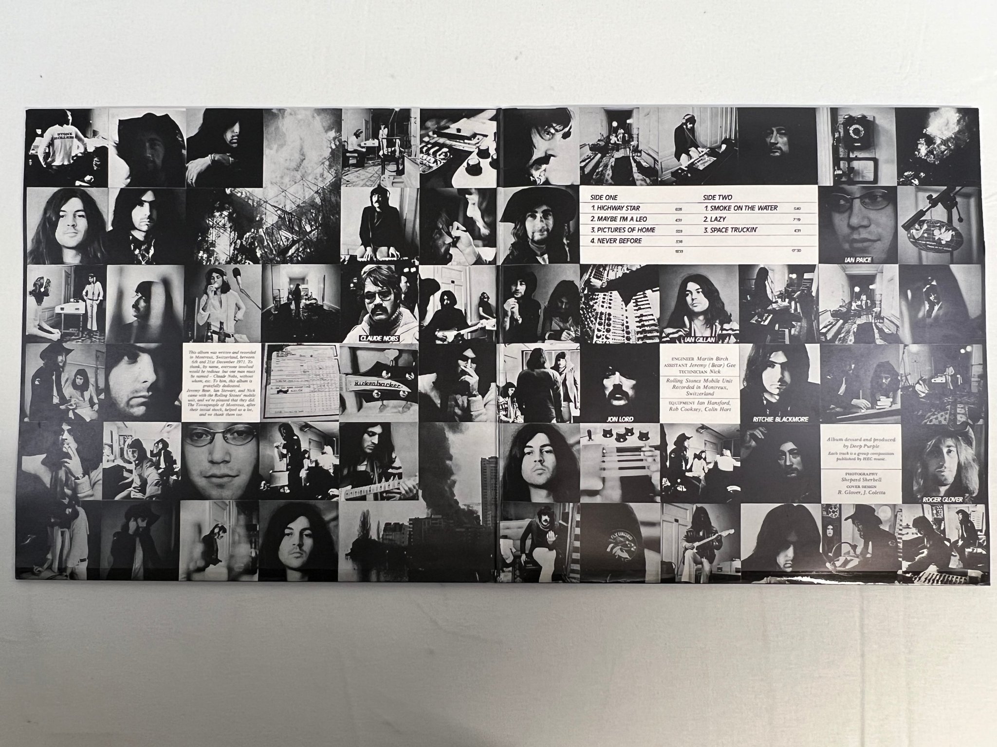 Omslagsbild för skivan DEEP PURPLE machine head LP -72 UK PURPLE TPSA 7504 ** TOP COPY **