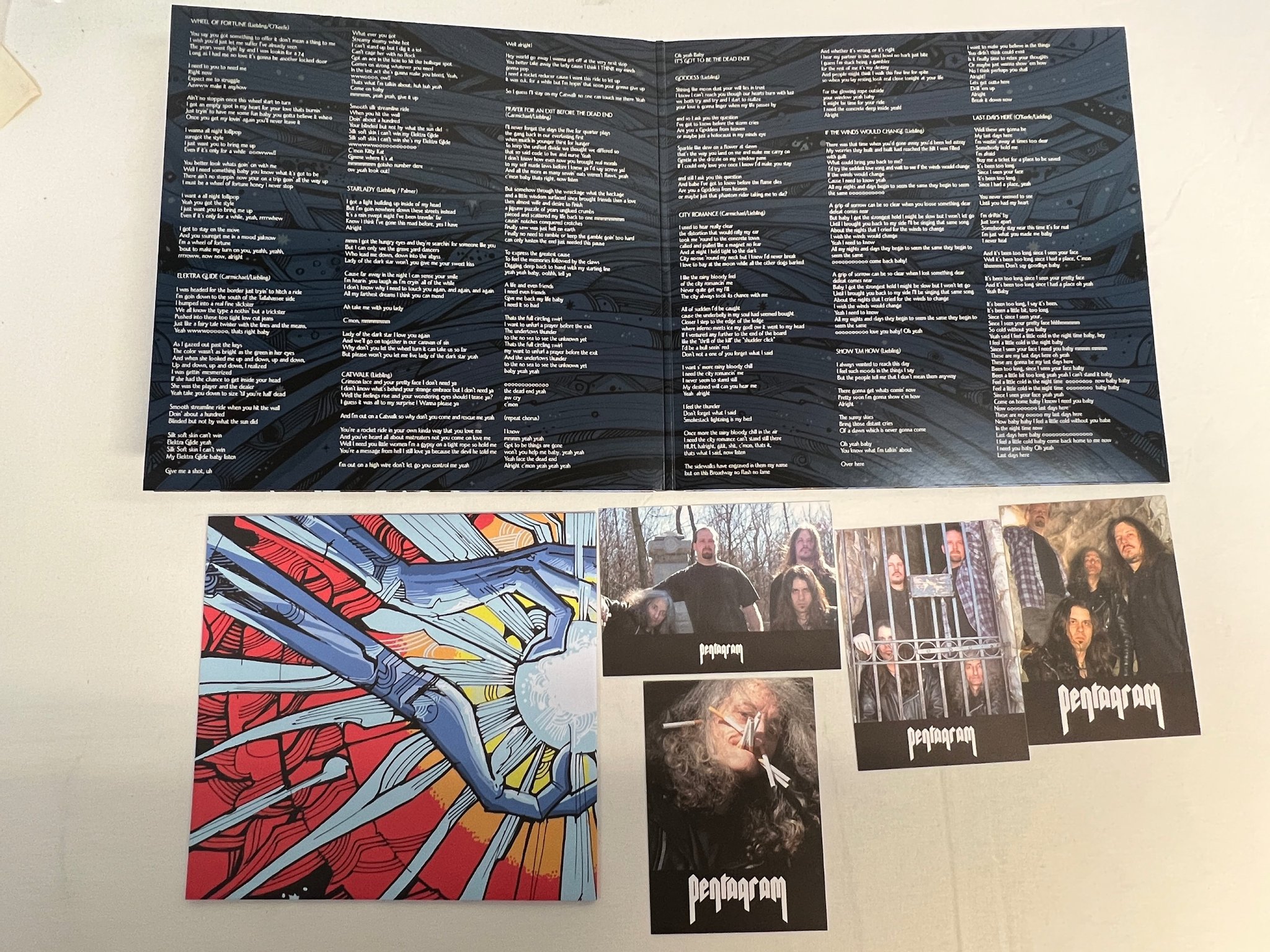 Omslagsbild för skivan PENTAGRAM Show 'Em How LP 2011 Finland SVART SVR059 Ltd #206/400 doom metal