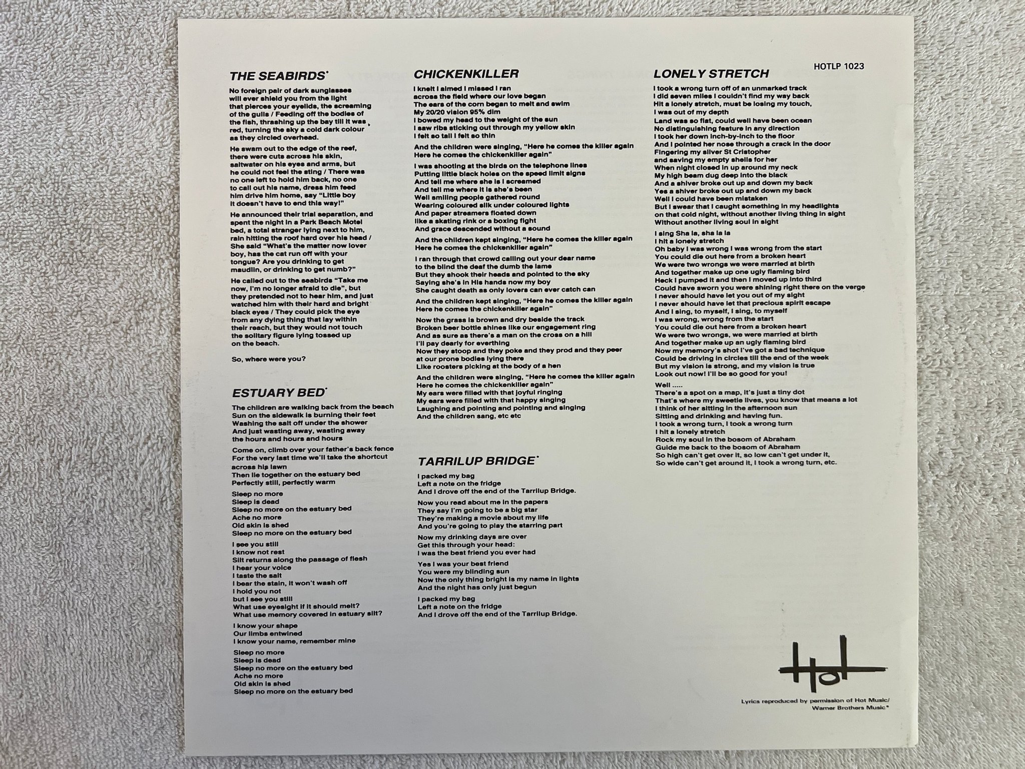 Omslagsbild för skivan THE TRIFFIDS born sandy devotional LP -86 ncb MNW HOTLP 1023