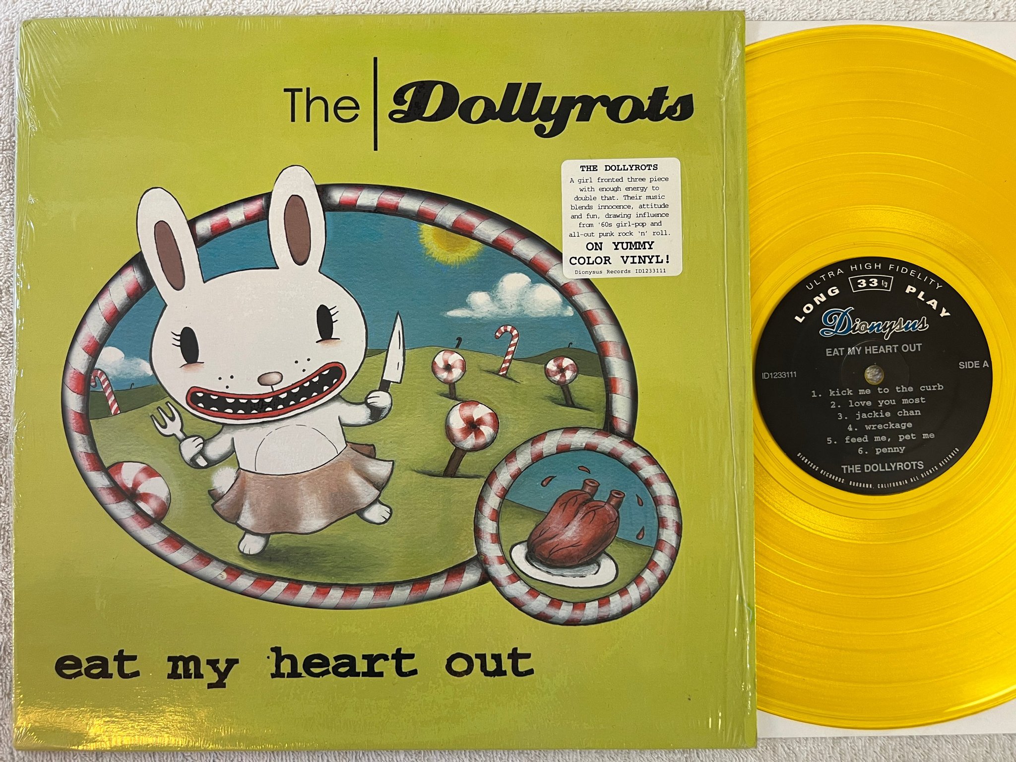 Omslagsbild för skivan THE DOLLYROTS Eat My Heart Out LP 2004 US DIONYSUS ID1233111