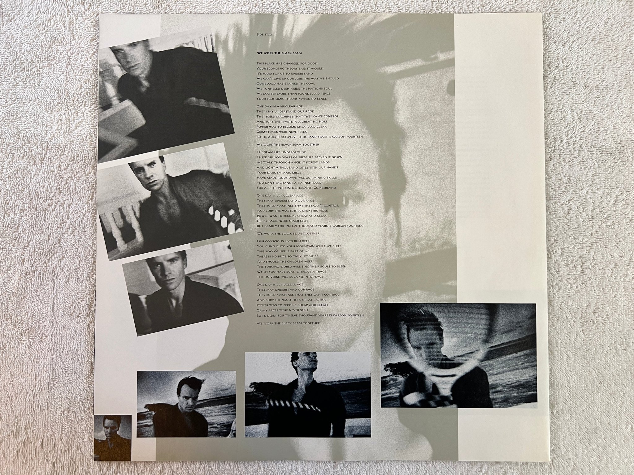 Omslagsbild för skivan STING the dream of the blue turtles LP -85 Ger A&M 393750-1