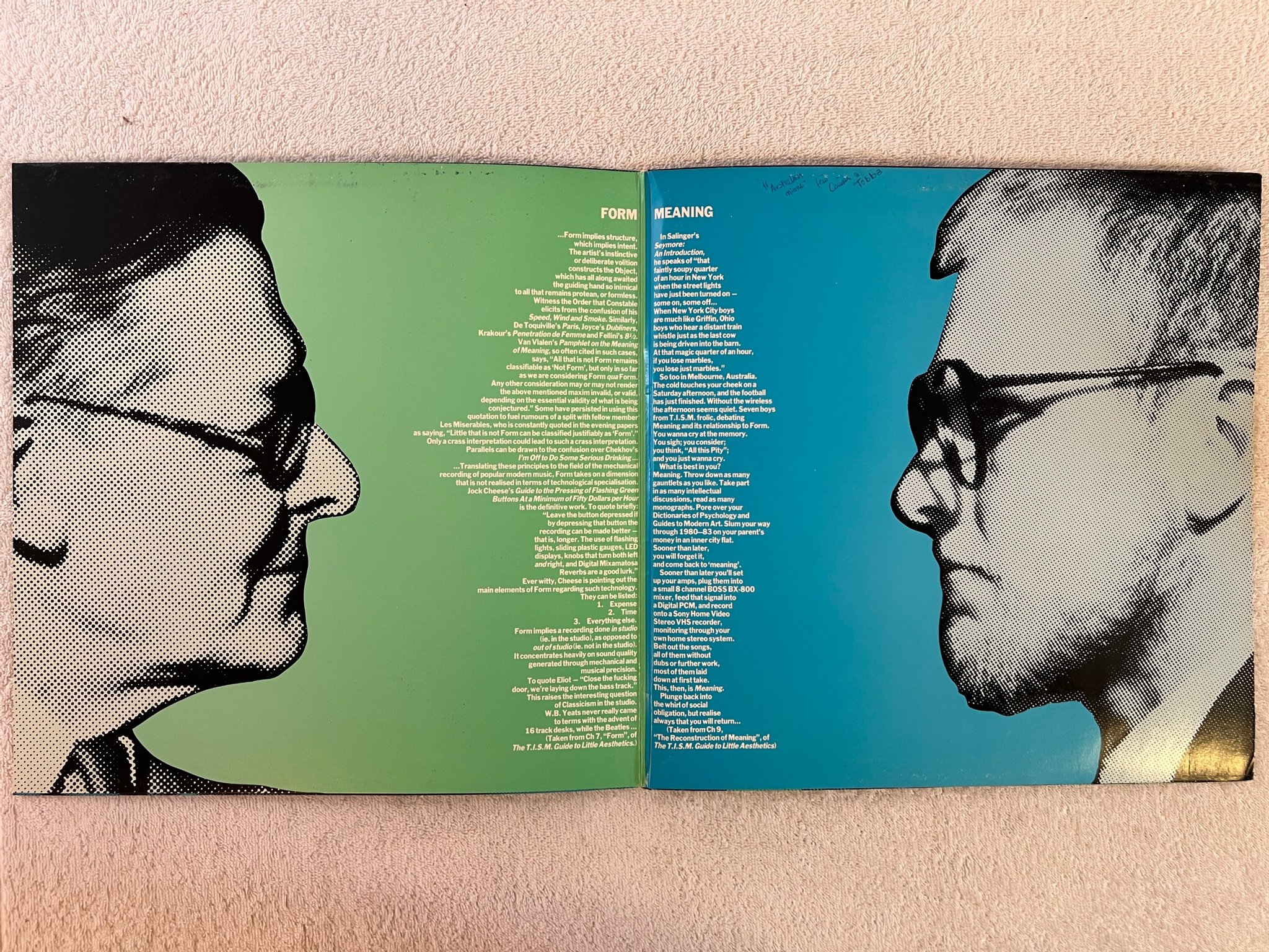 Omslagsbild för skivan THIS IS SERIOUS MUM FORM AND... 12"EP Australia  ER 1202 electronic RARE!!!