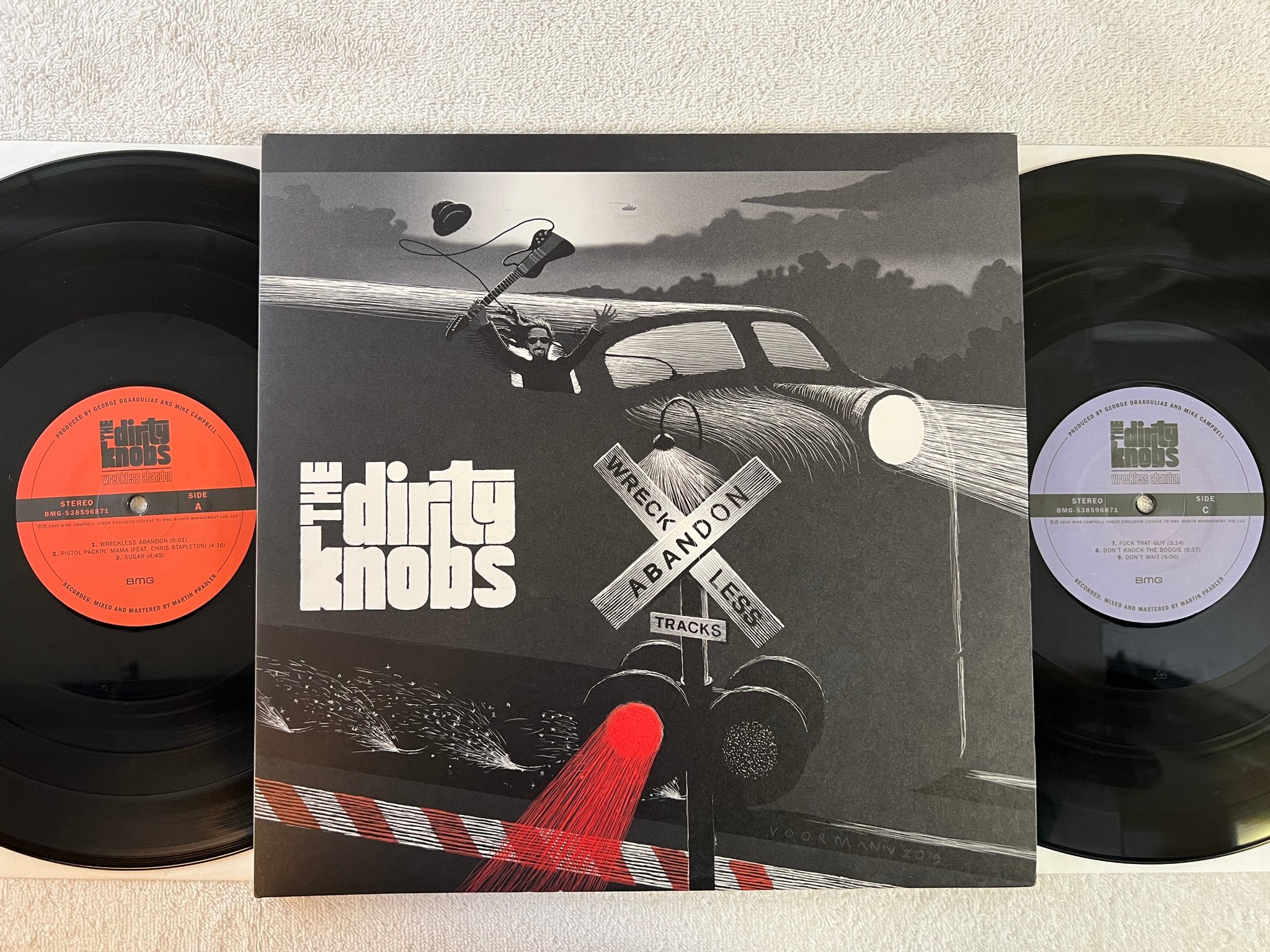 Omslagsbild för skivan THE DIRTY KNOBS wreckless abandon 2xLP 2020 US BMG 538596871