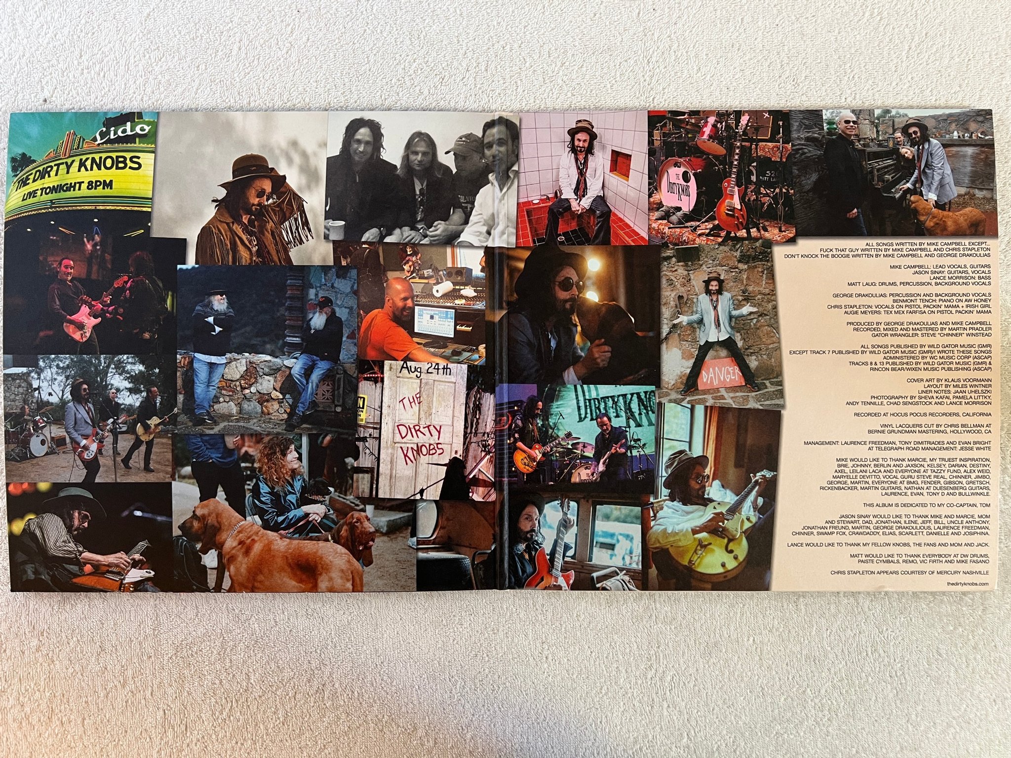 Omslagsbild för skivan THE DIRTY KNOBS wreckless abandon 2xLP 2020 US BMG 538596871