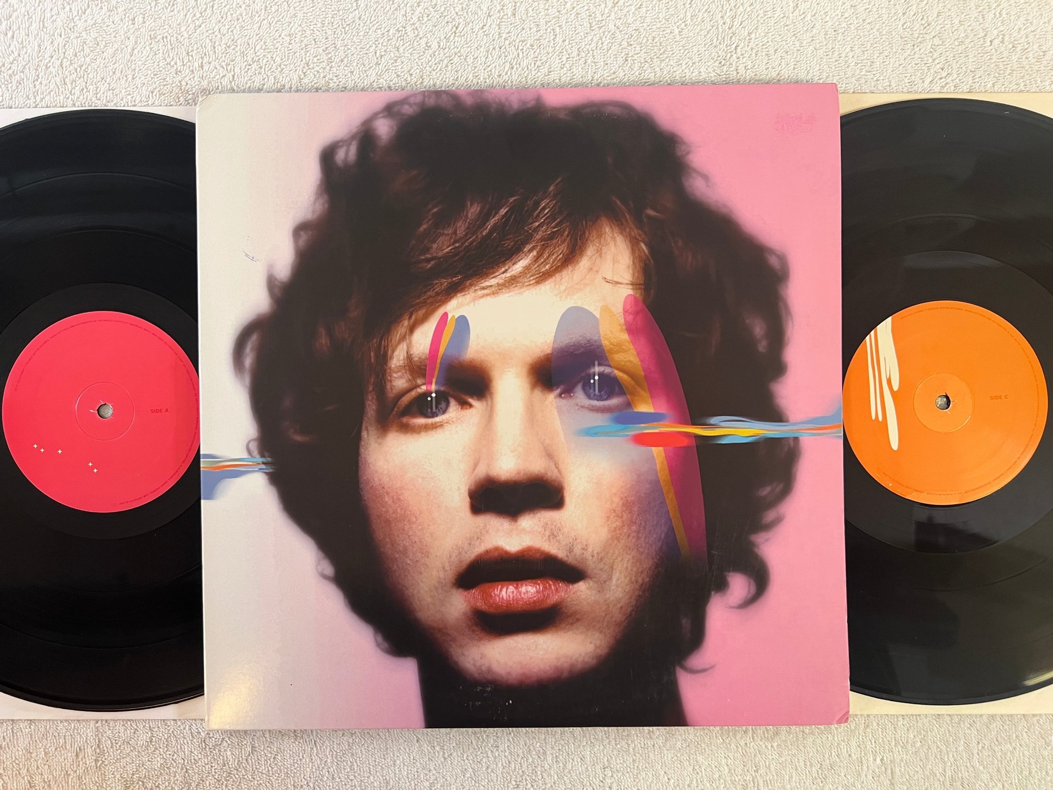 Omslagsbild för skivan BECK sea change 2xLP re 2006 US GEFFEN B0004372-01 ** R A R E **