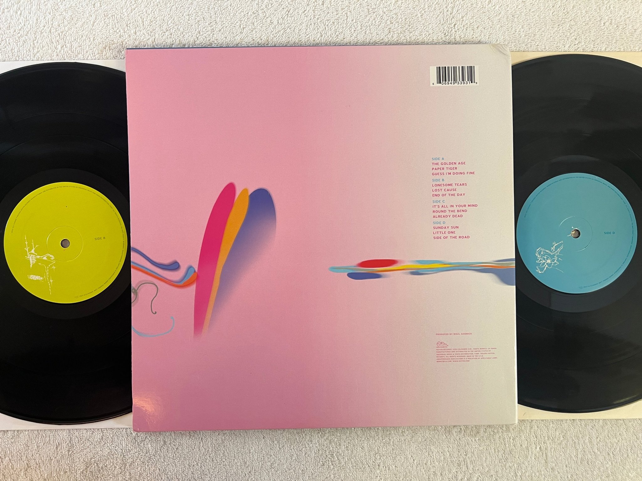 Omslagsbild för skivan BECK sea change 2xLP re 2006 US GEFFEN B0004372-01 ** R A R E **