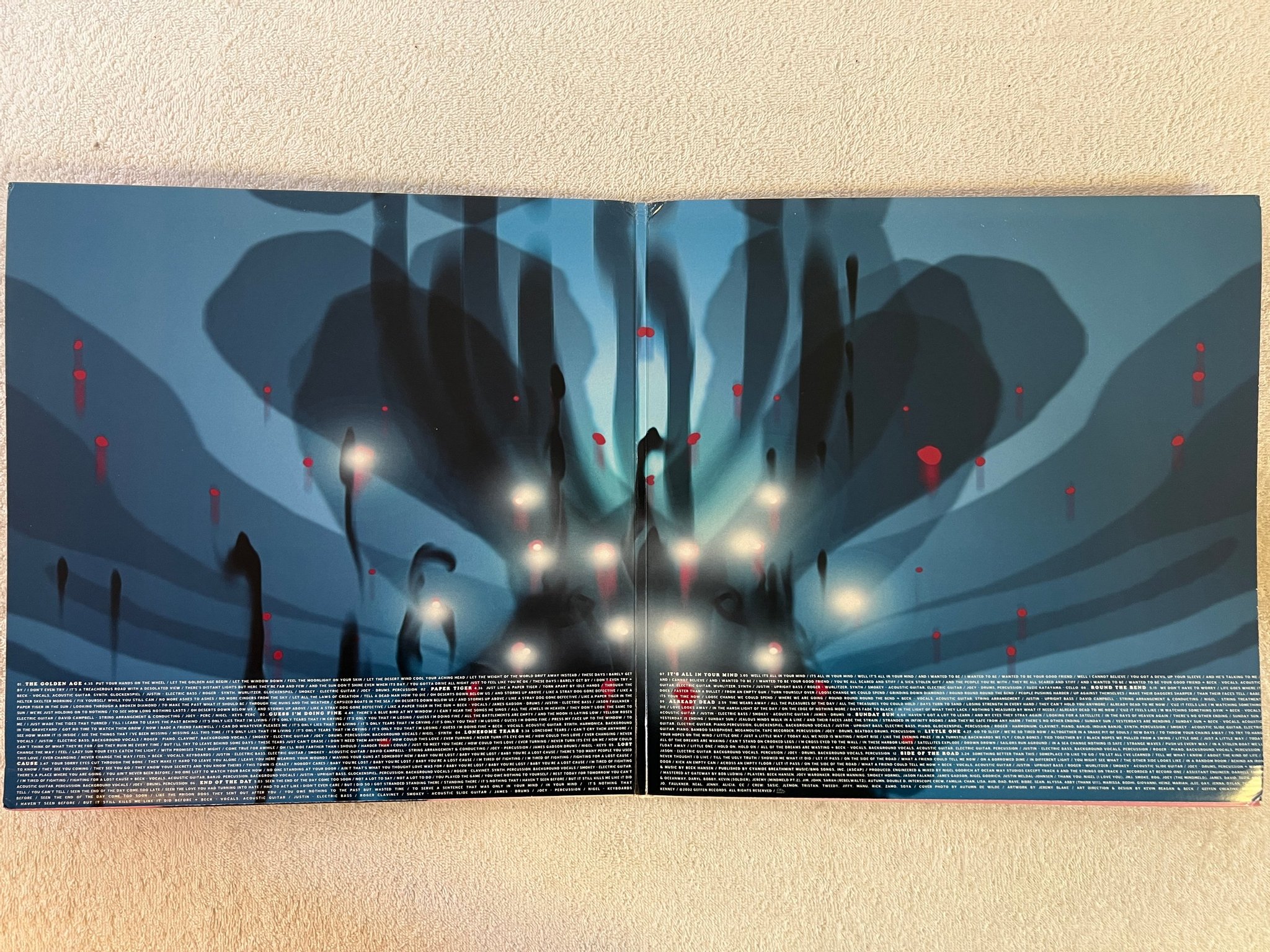 Omslagsbild för skivan BECK sea change 2xLP re 2006 US GEFFEN B0004372-01 ** R A R E **