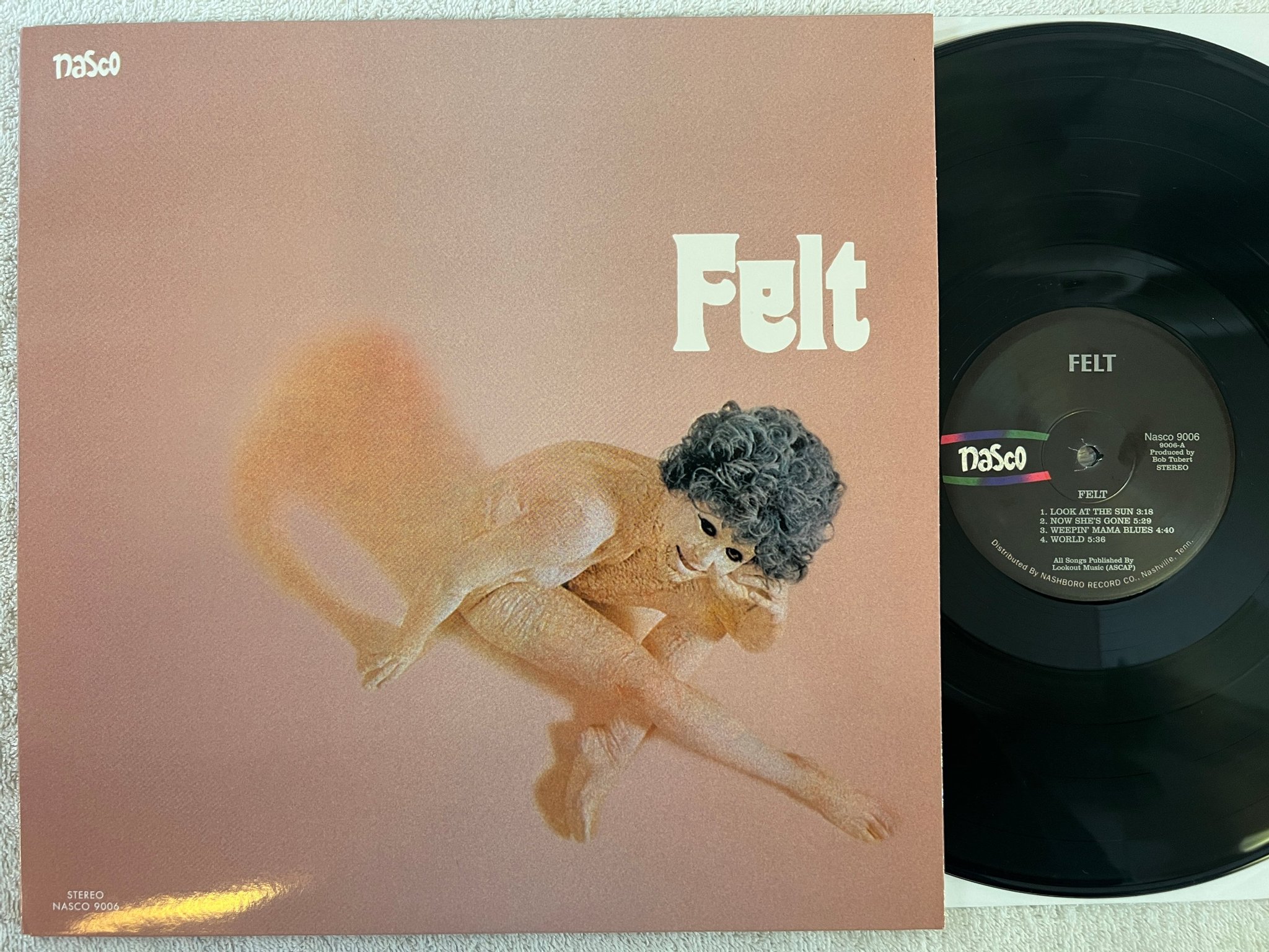 Omslagsbild för skivan FELT s/t LP re 2013 US NASCO 9006 180gram PSYCH ROCK ** rare **