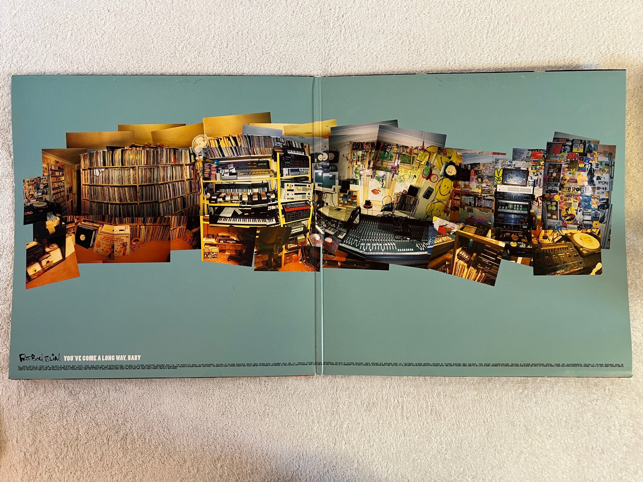 Omslagsbild för skivan FATBOY SLIM You've Come A Long Way, Baby 2xLP -98 UK OG ** rare electronic class