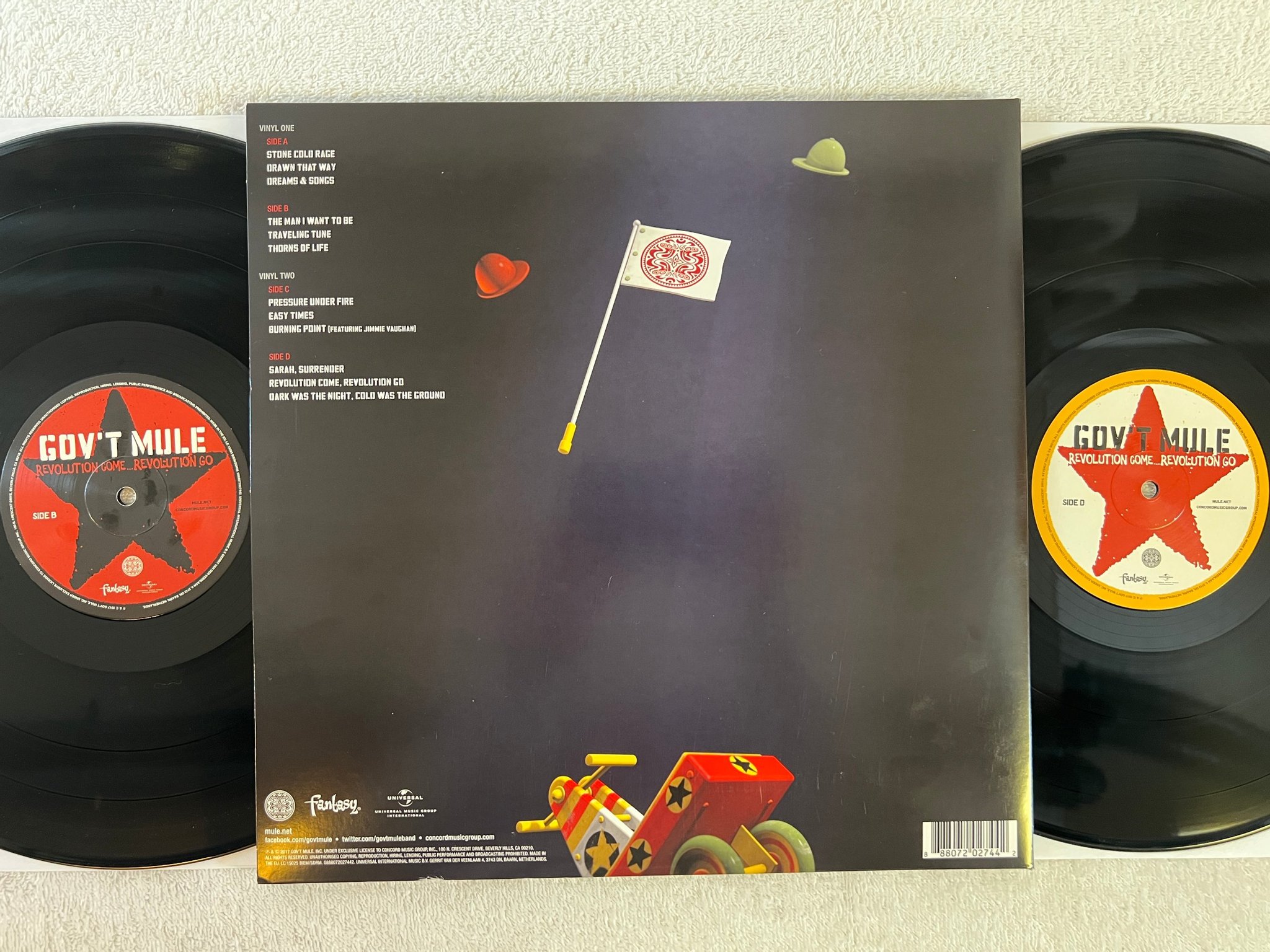 Omslagsbild för skivan  GOV'T MULE Revolution Come...Revolution Go 2xLP 2017 SOUTHERN ROCK 