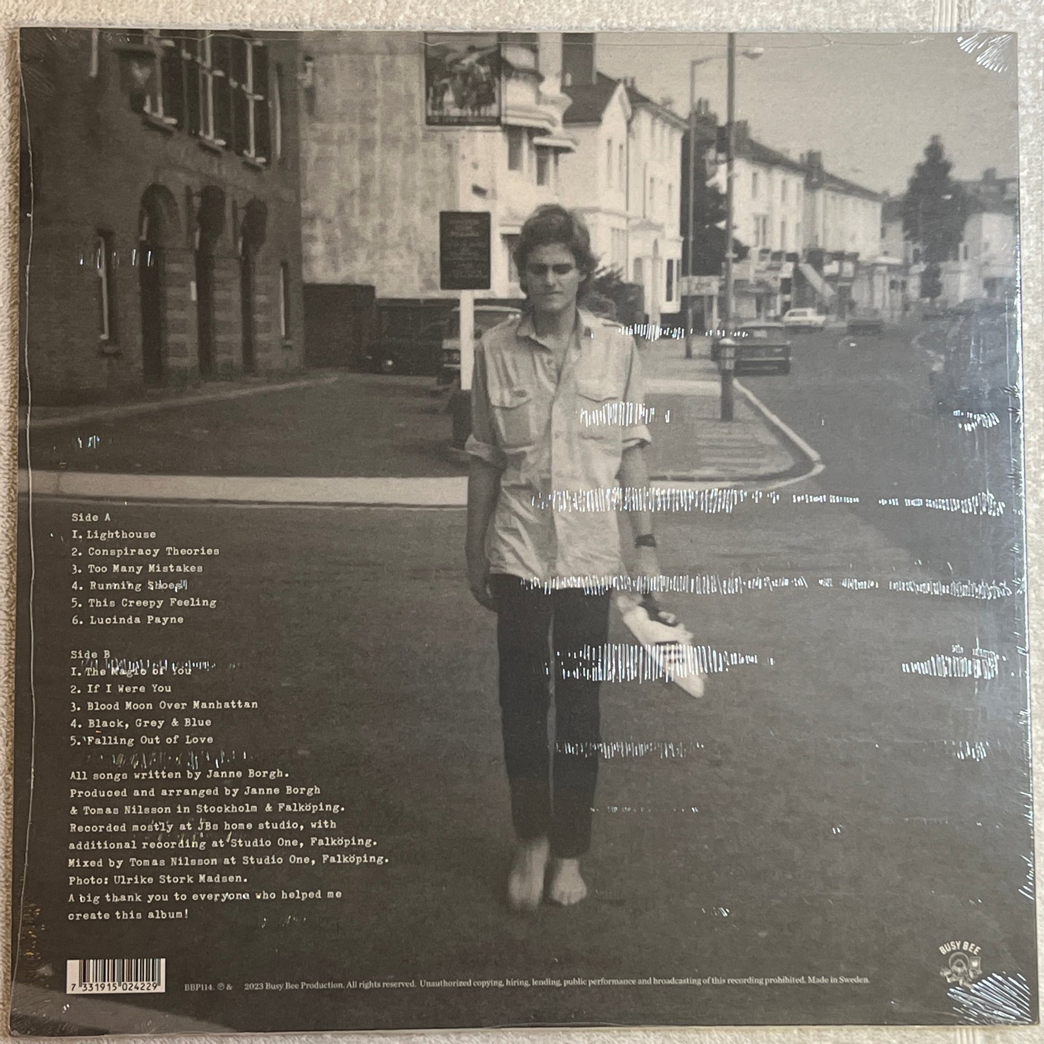 Omslagsbild för skivan JANNE BORGH FANCLUB s/t LP 2023 Swe BUSY BEE BBP114 sealed