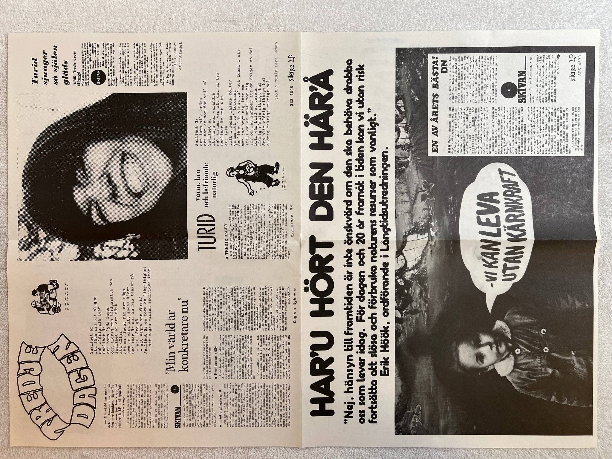 Omslagsbild för skivan KEBNEKAJSE resa mot okänt mål LP -71 Swe SILENCE SRS 4605