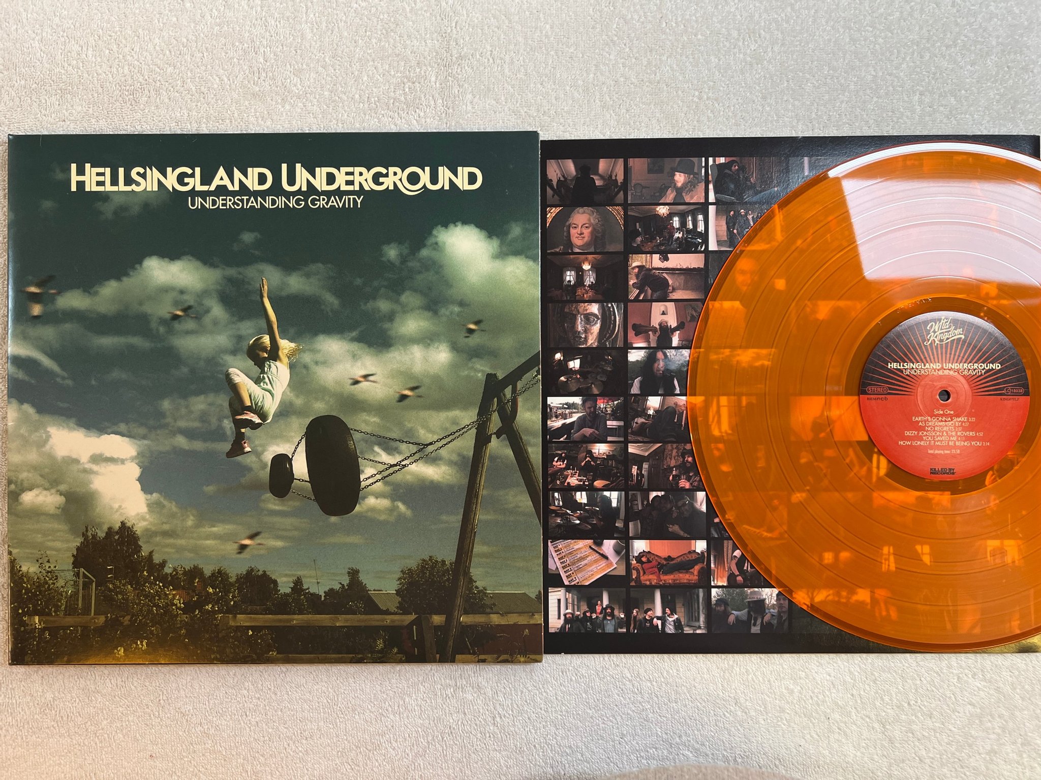 Omslagsbild för skivan HELLSINGLAND UNDERGROUND Understanding Gravity LP 2016 Swe KING070LPOT