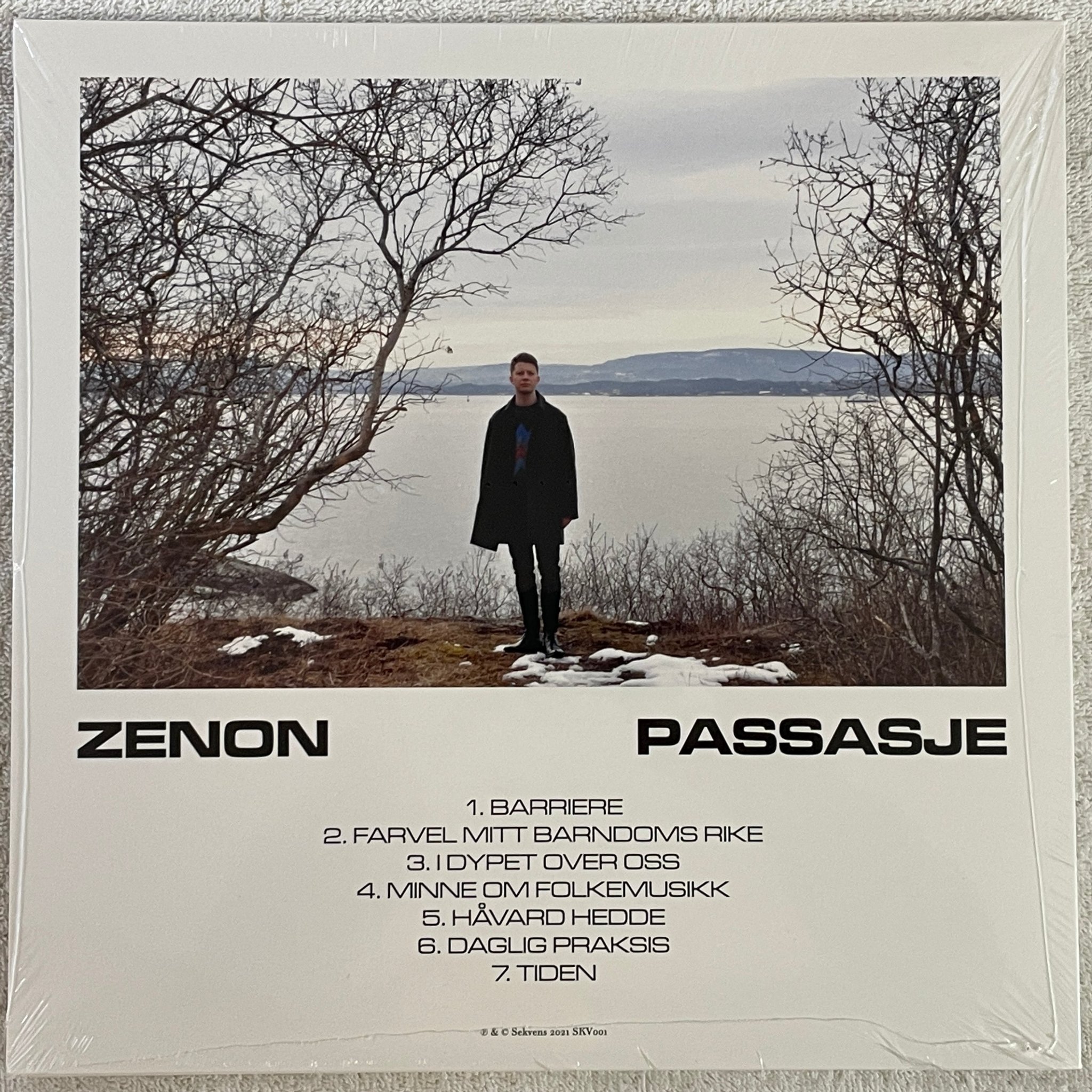Omslagsbild för skivan ZENON Passasje LP 2021 Norway SEKVENS SKV001 psych / jazz STILL SEALED 