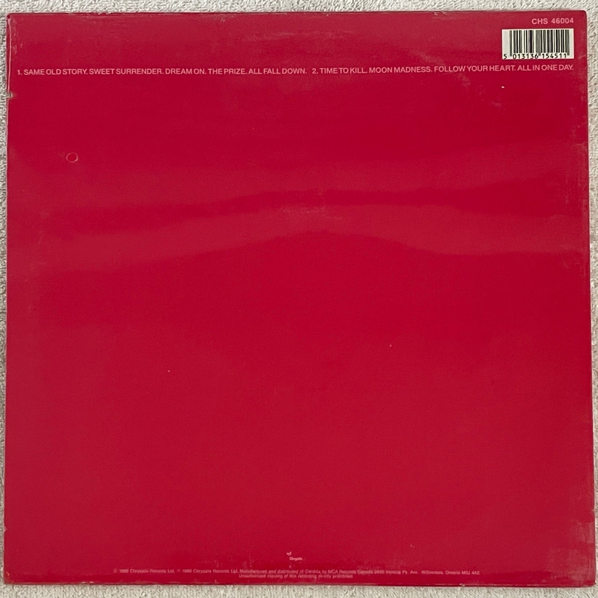 Omslagsbild för skivan ULTRAVOX U-vox LP -86 Can CHRYSALIS CHS 46004 Still sealed