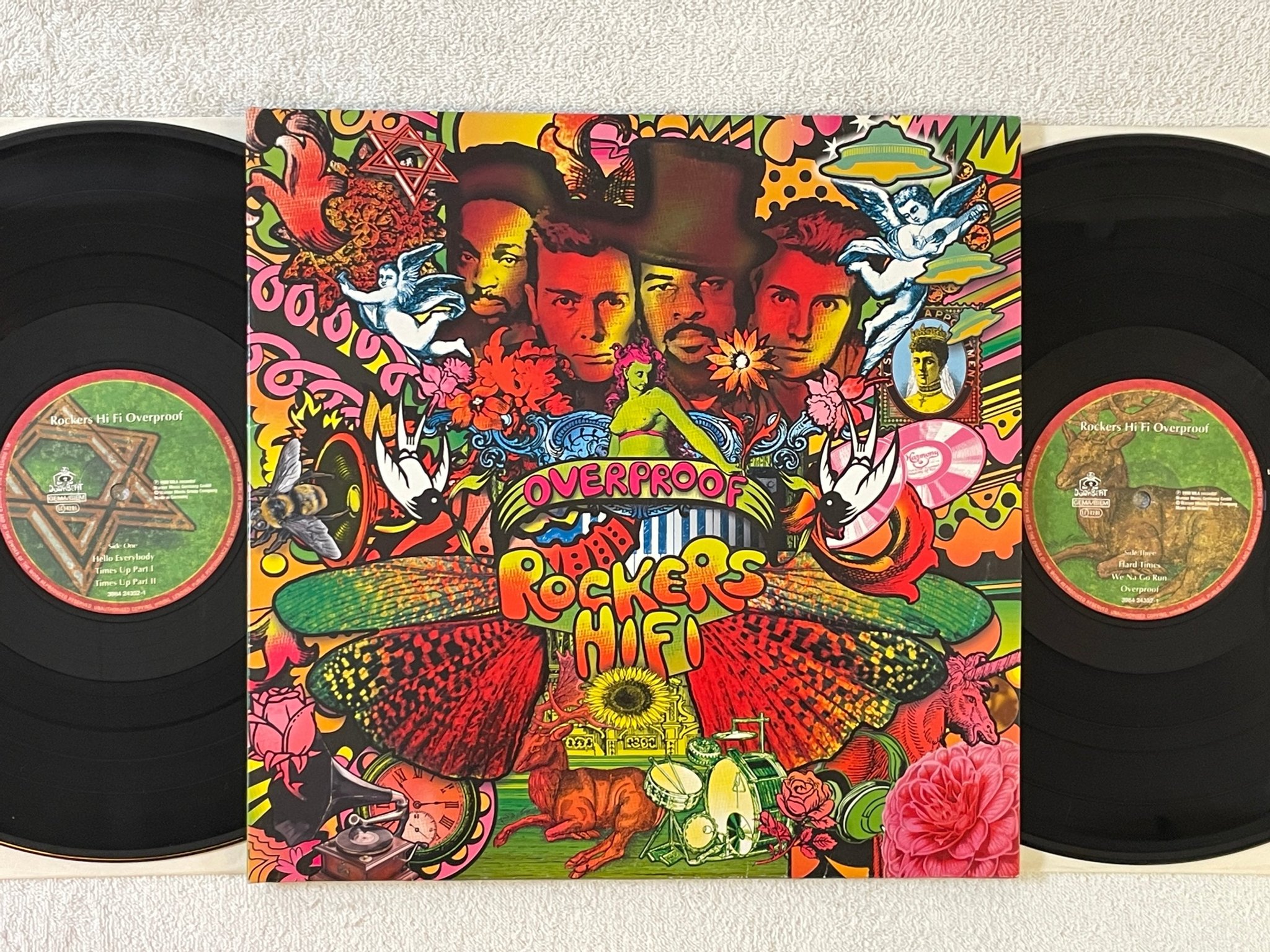 Omslagsbild för skivan ROCKERS HI-FI Overproof 2xLP -98 Eu DOWNBEAT 3984243521 trip hop / dub