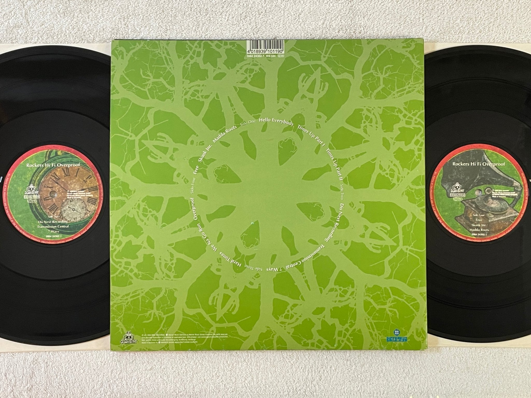 Omslagsbild för skivan ROCKERS HI-FI Overproof 2xLP -98 Eu DOWNBEAT 3984243521 trip hop / dub