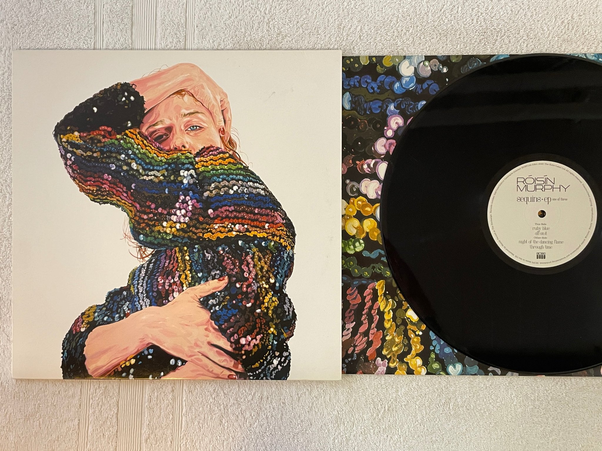 Omslagsbild för skivan ROISIN MURPHY Sequins 12"EP 2005 UK echo ecsy 158 future jazz