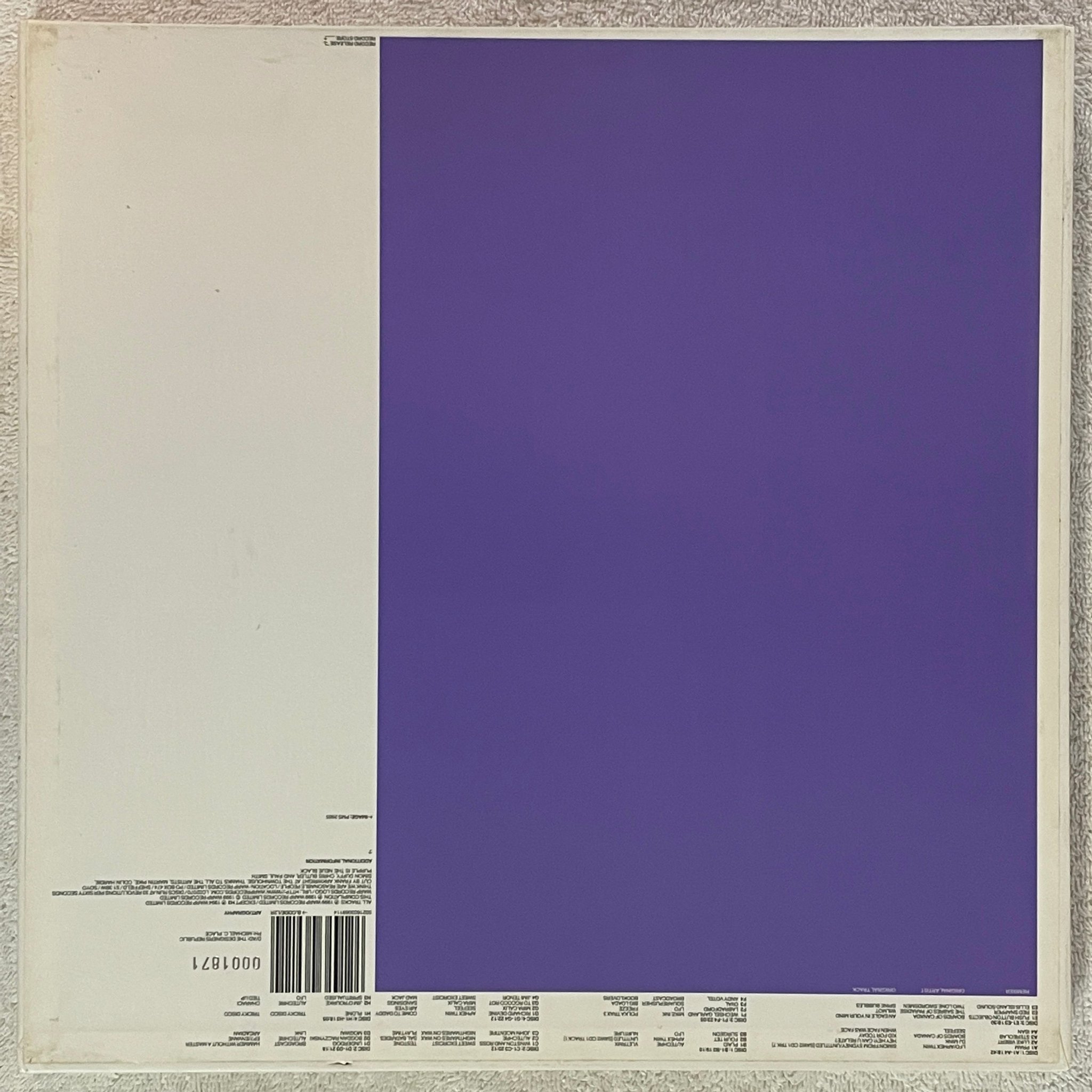 Omslagsbild för skivan V/A Warp10+3 Remixes 4xLP -99 UK WARPLP69 ltd #0001871 electronic