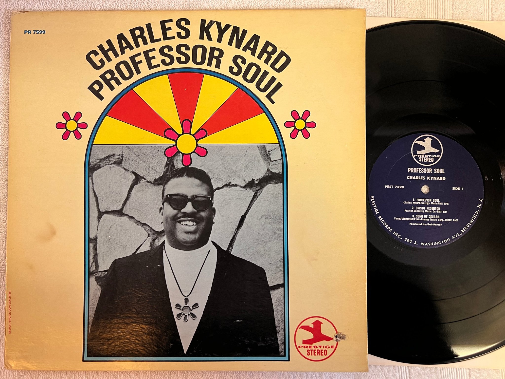 Omslagsbild för skivan CHARLES KYNARD professor soul LP -68 US PRESTIGE PR 7599