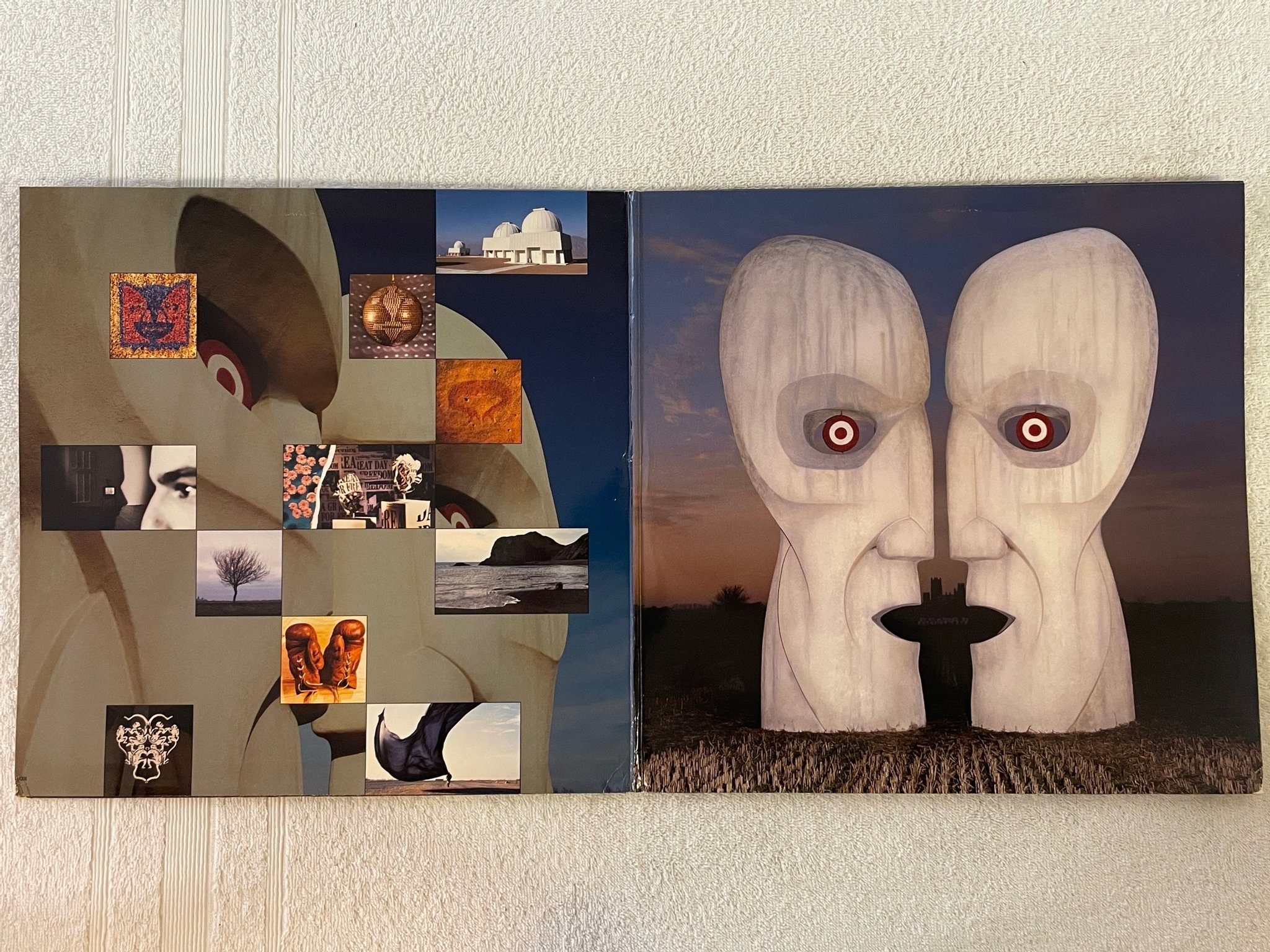 Omslagsbild för skivan PINK FLOYD The Division Bell LP -94 US COLUMBIA C 64200 Blue vinyl ** RARE **