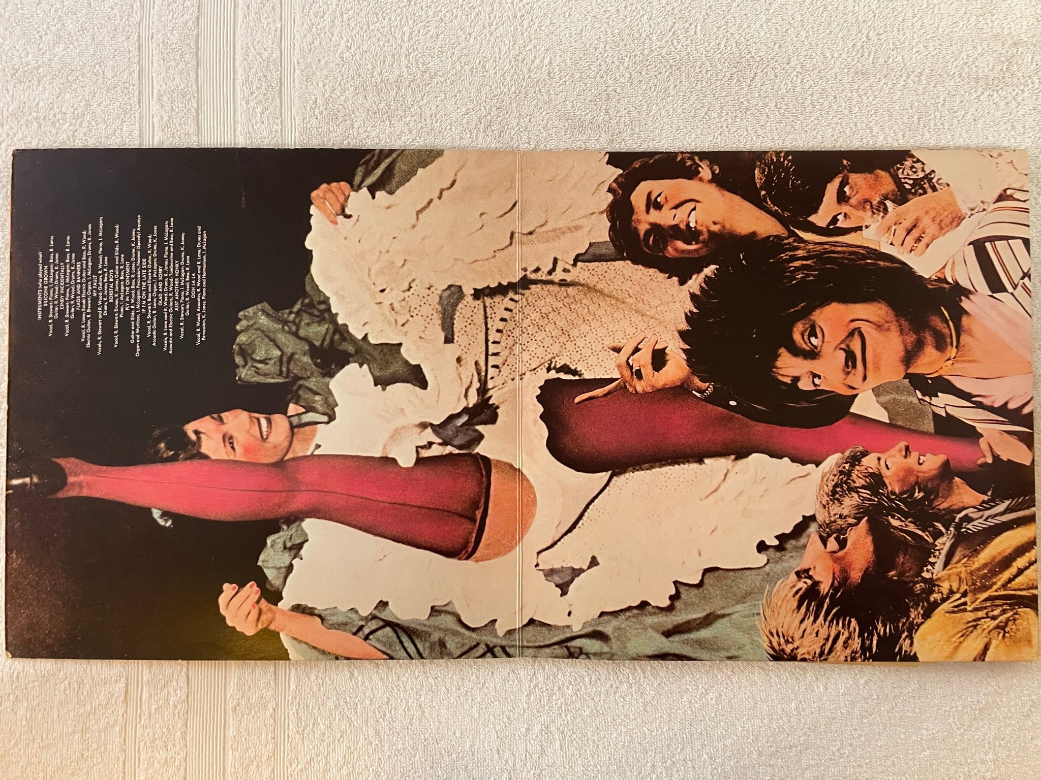 Omslagsbild för skivan FACES ooh la la LP -73 US WARNER BROS BS 2665