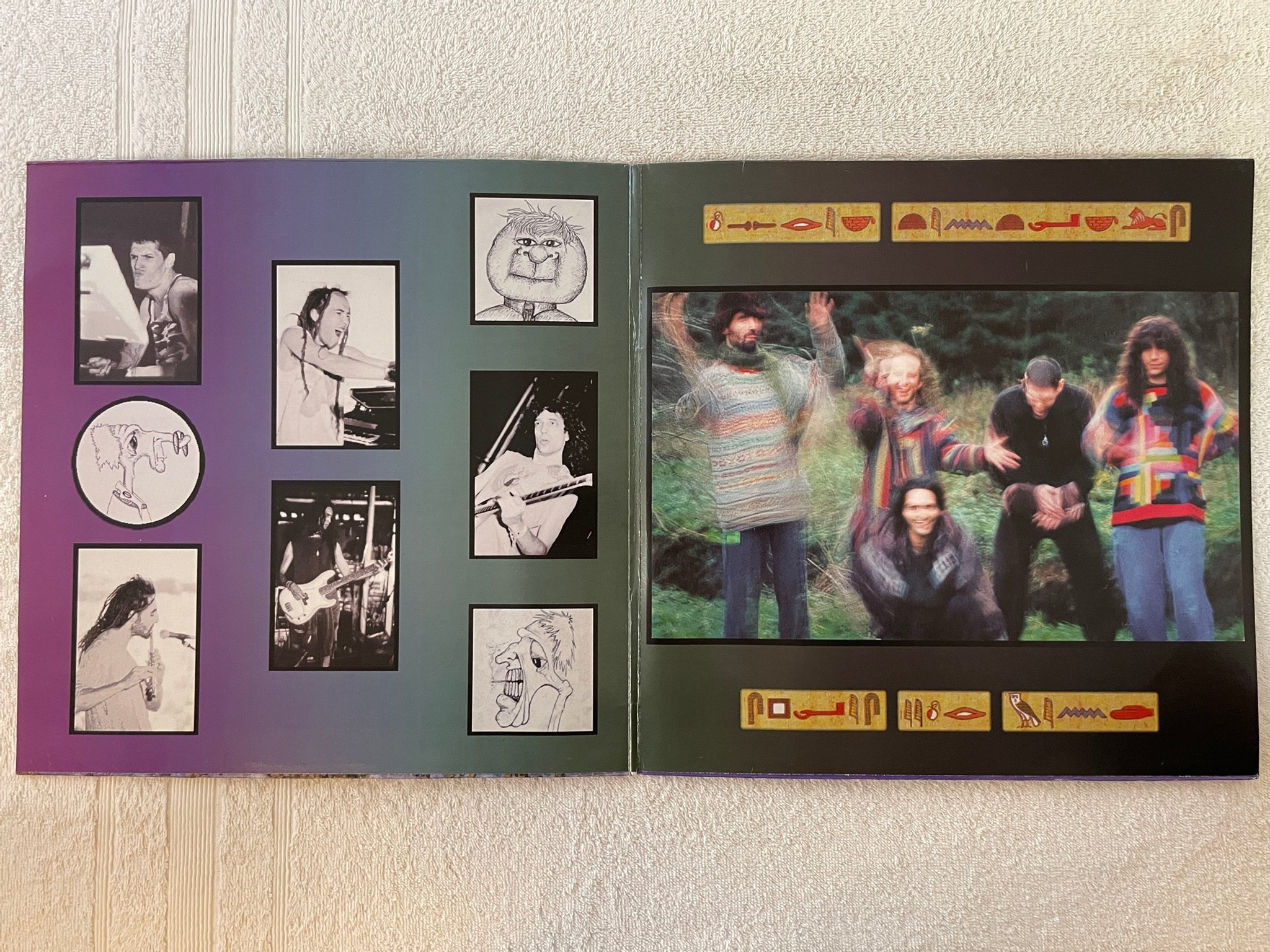 Omslagsbild för skivan OZRIC TENTACLES the hidden step LP 2000 UK pancromatic PLP2002 SPACE ROCK