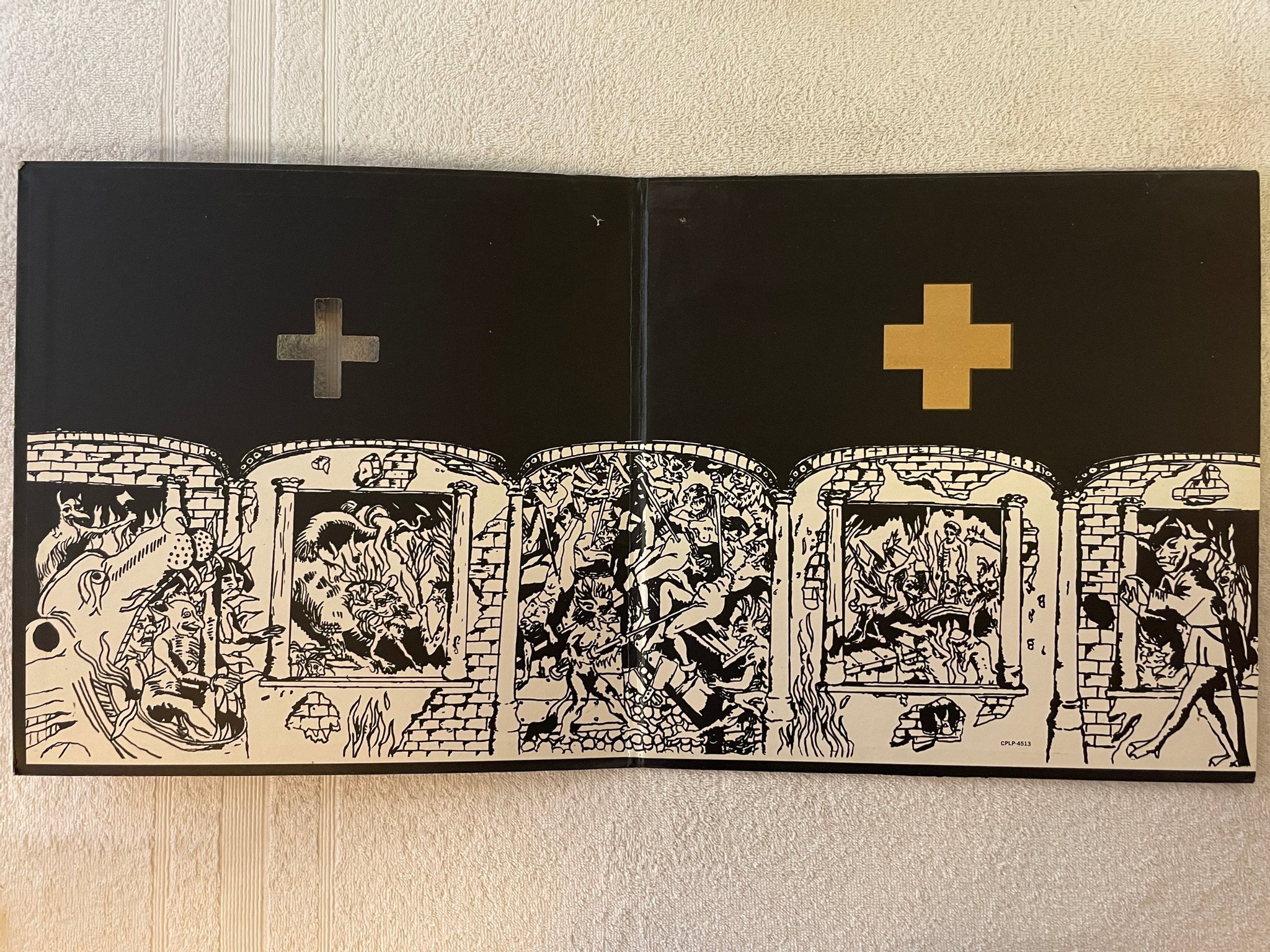 Omslagsbild för skivan PLUS the seven deadly sins LP -69 US PROBE CPLP-4513-S prog rock