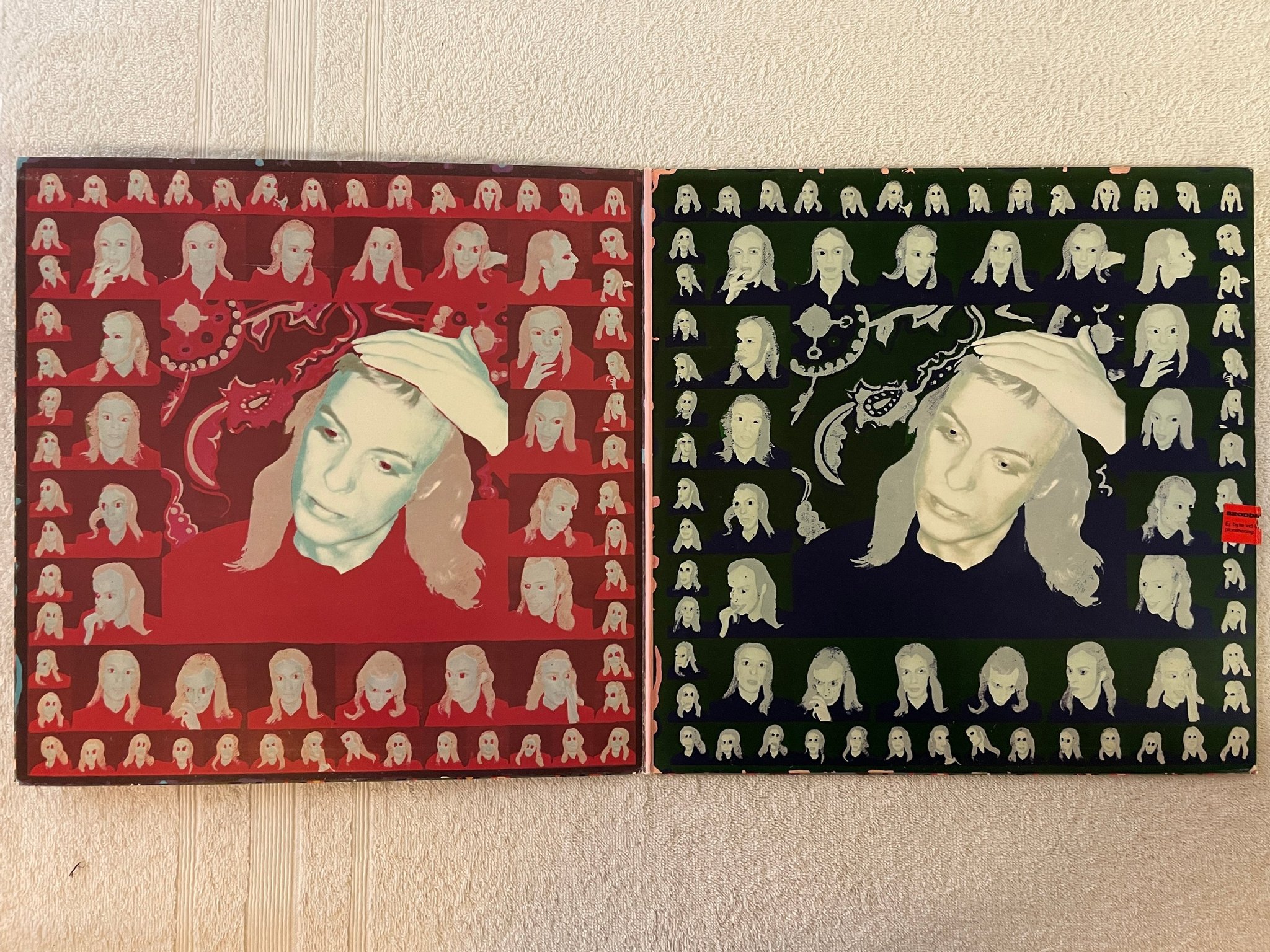 Omslagsbild för skivan ENO Taking Tiger Mountain LP -74 ncb ISLAND ILPS 9309 