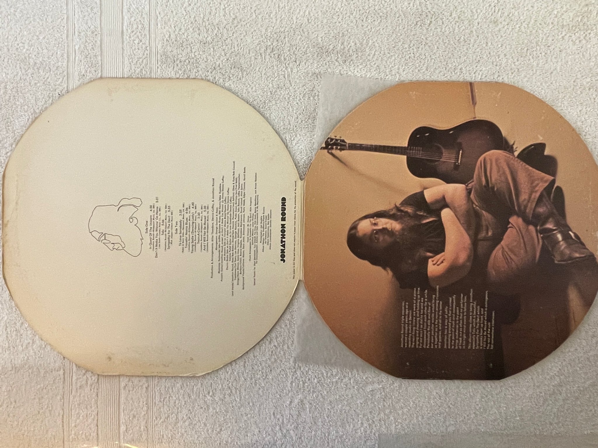 Omslagsbild för skivan JONATHON ROUND s/t LP -71 US WESTBOUND WB 2009 promo 