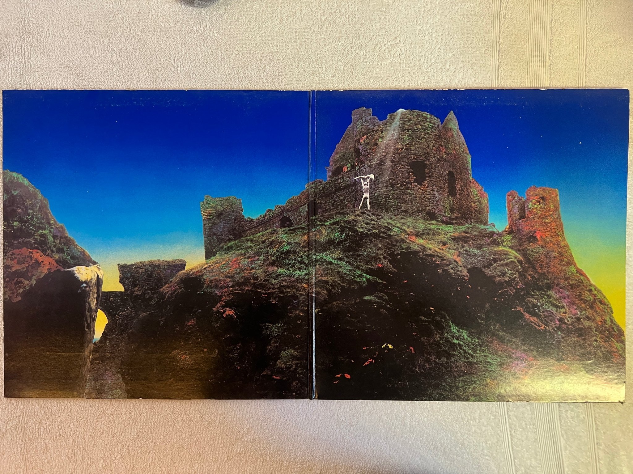 Omslagsbild för skivan LED ZEPPELIN houses of the holy LP -73 US ATLANTIC SD 7255 