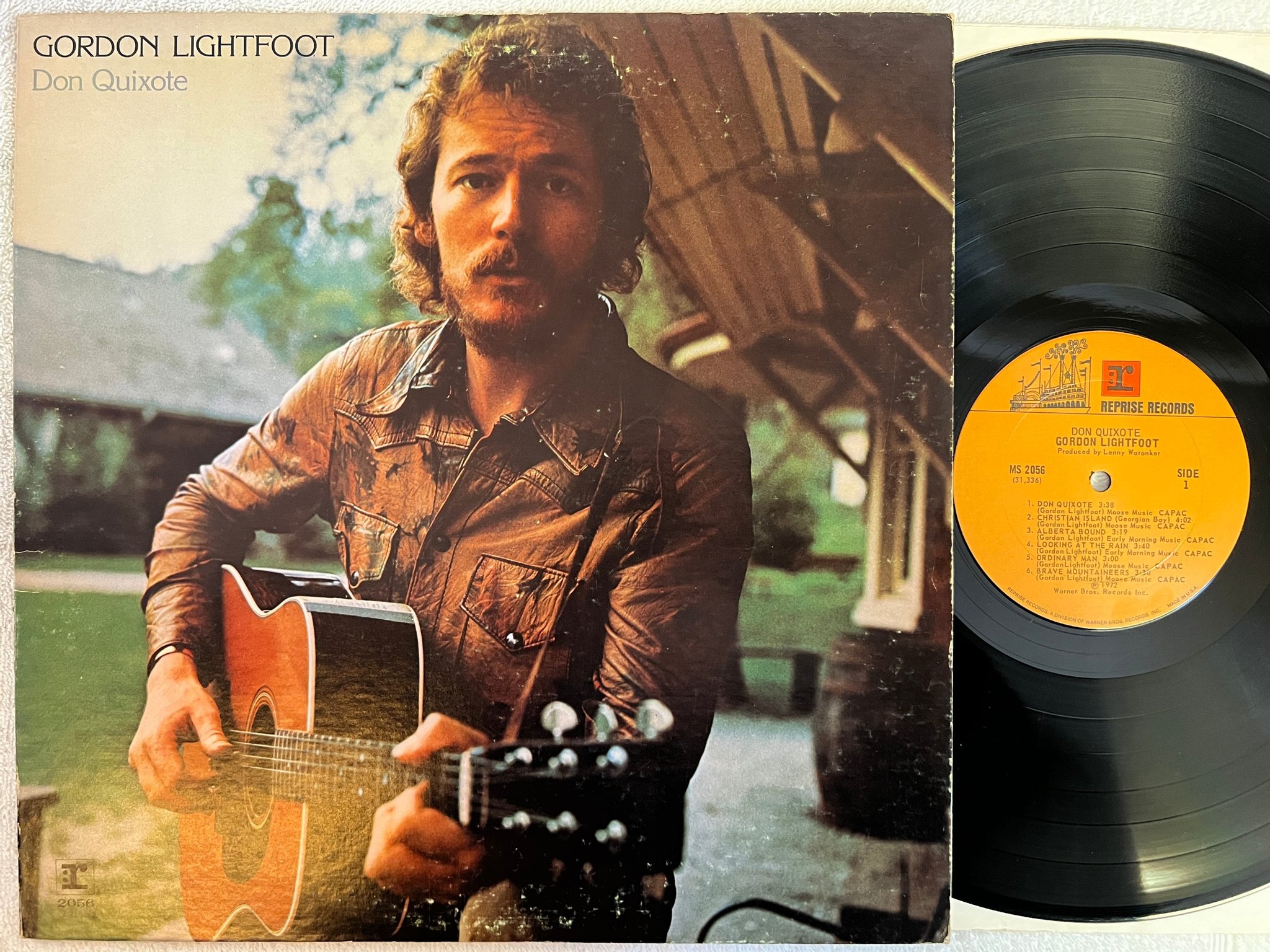 Omslagsbild för skivan GORDON LIGHTFOOT Don Quixote LP -72 US REPRISE MS 2056