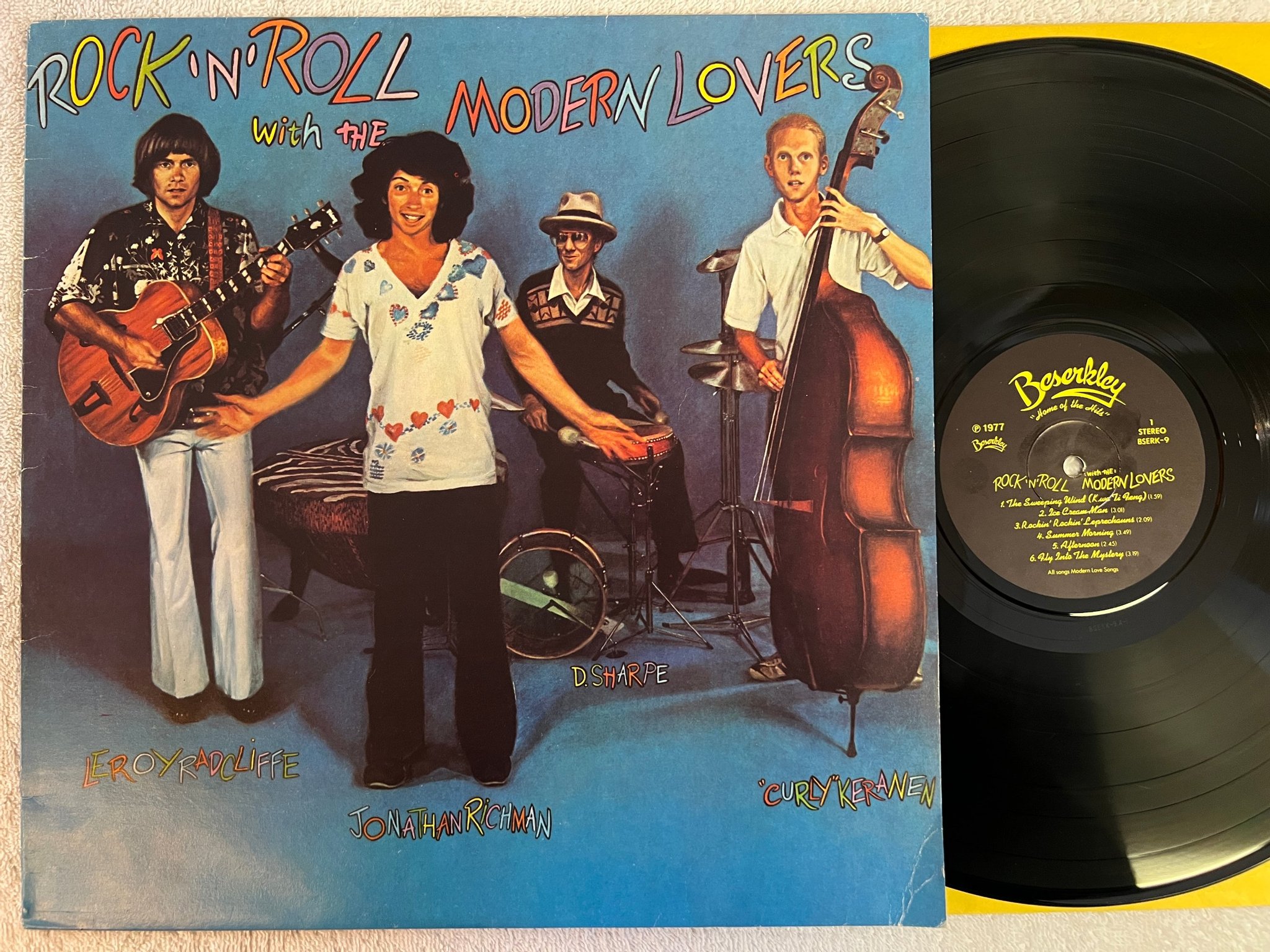 Omslagsbild för skivan THE MODERN LOVERS Rock 'N' Roll With LP -77 UK BESERKLEY BSERK-9