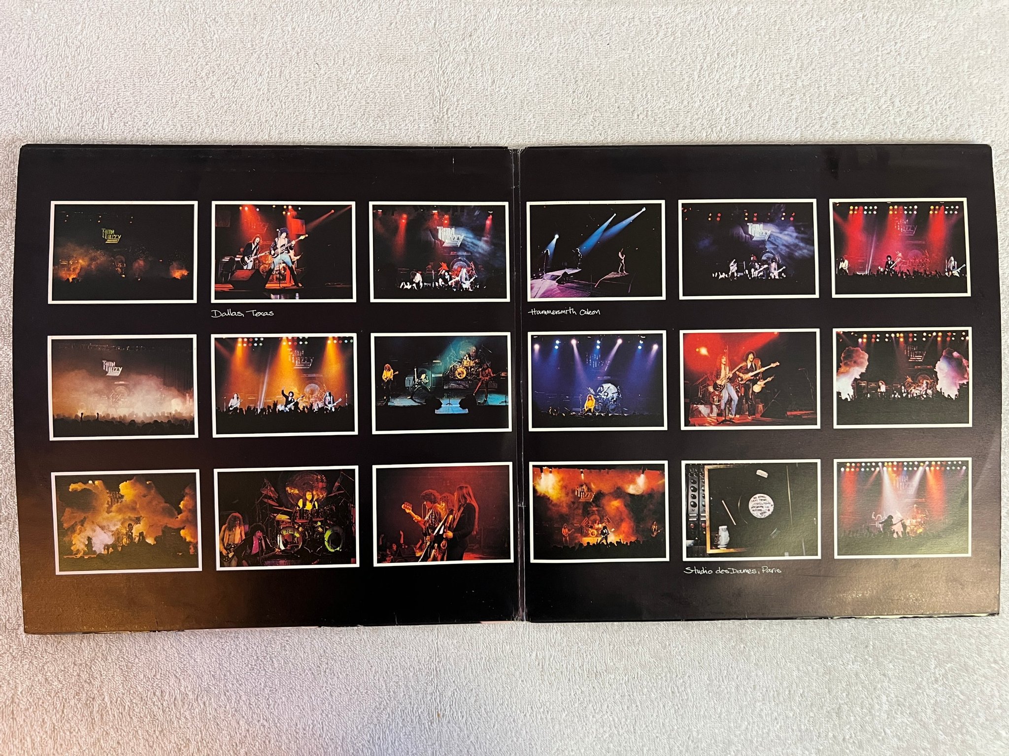 Omslagsbild för skivan THIN LIZZY live and dangerous 2xLP -78 ncb VERTIGO 6641 810