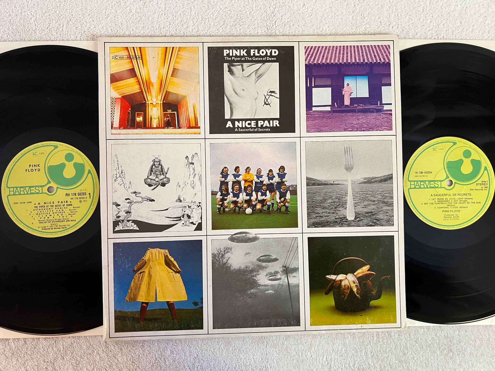 Omslagsbild för skivan PINK FLOYD A NICE PAIR 2xLP re EEC HARVEST 2C 156-50203/4