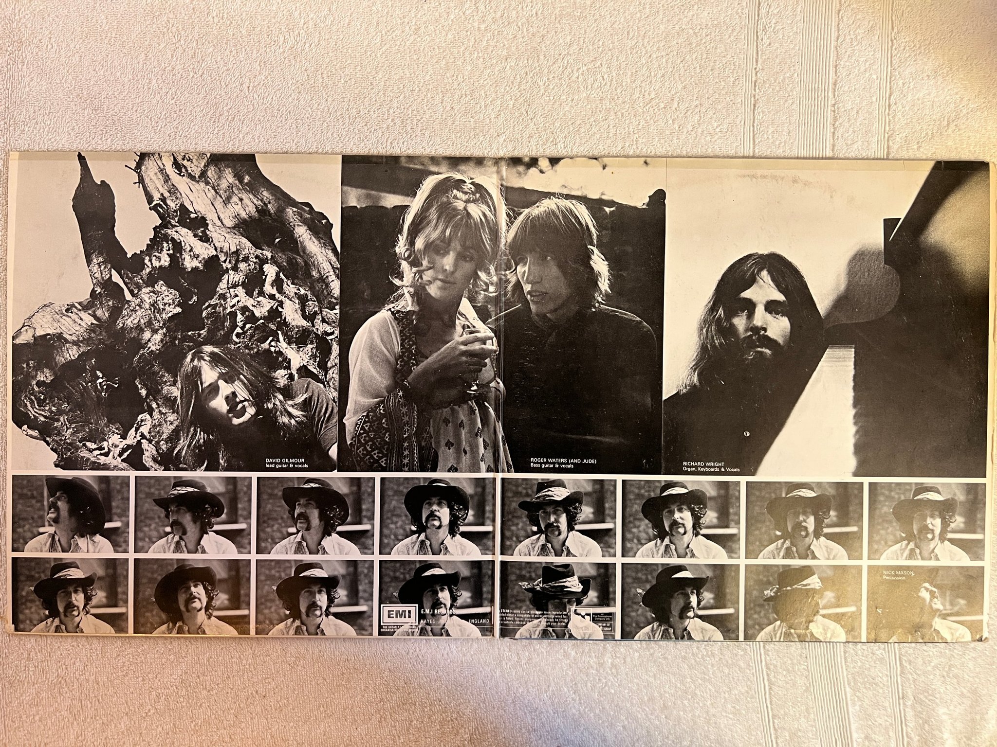 Omslagsbild för skivan PINK FLOYD ummagumma 2xLP re Ger HARVEST 1C 088-04223