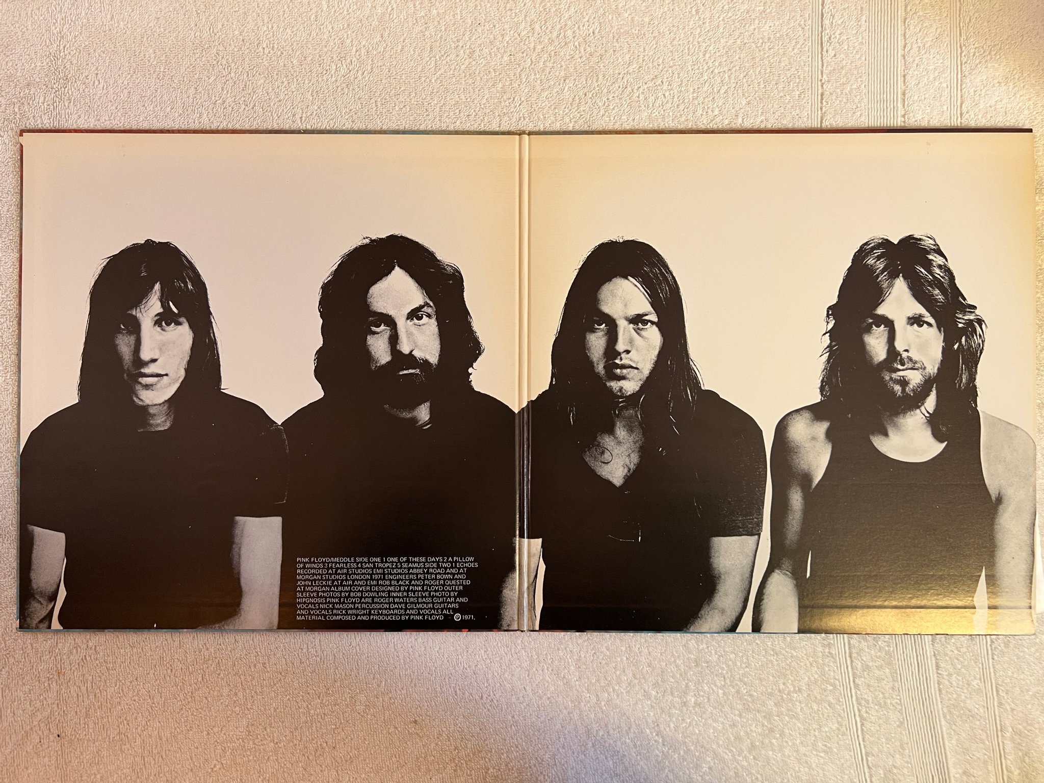 Omslagsbild för skivan PINK FLOYD meddle LP  Japan EMI EMS 80322