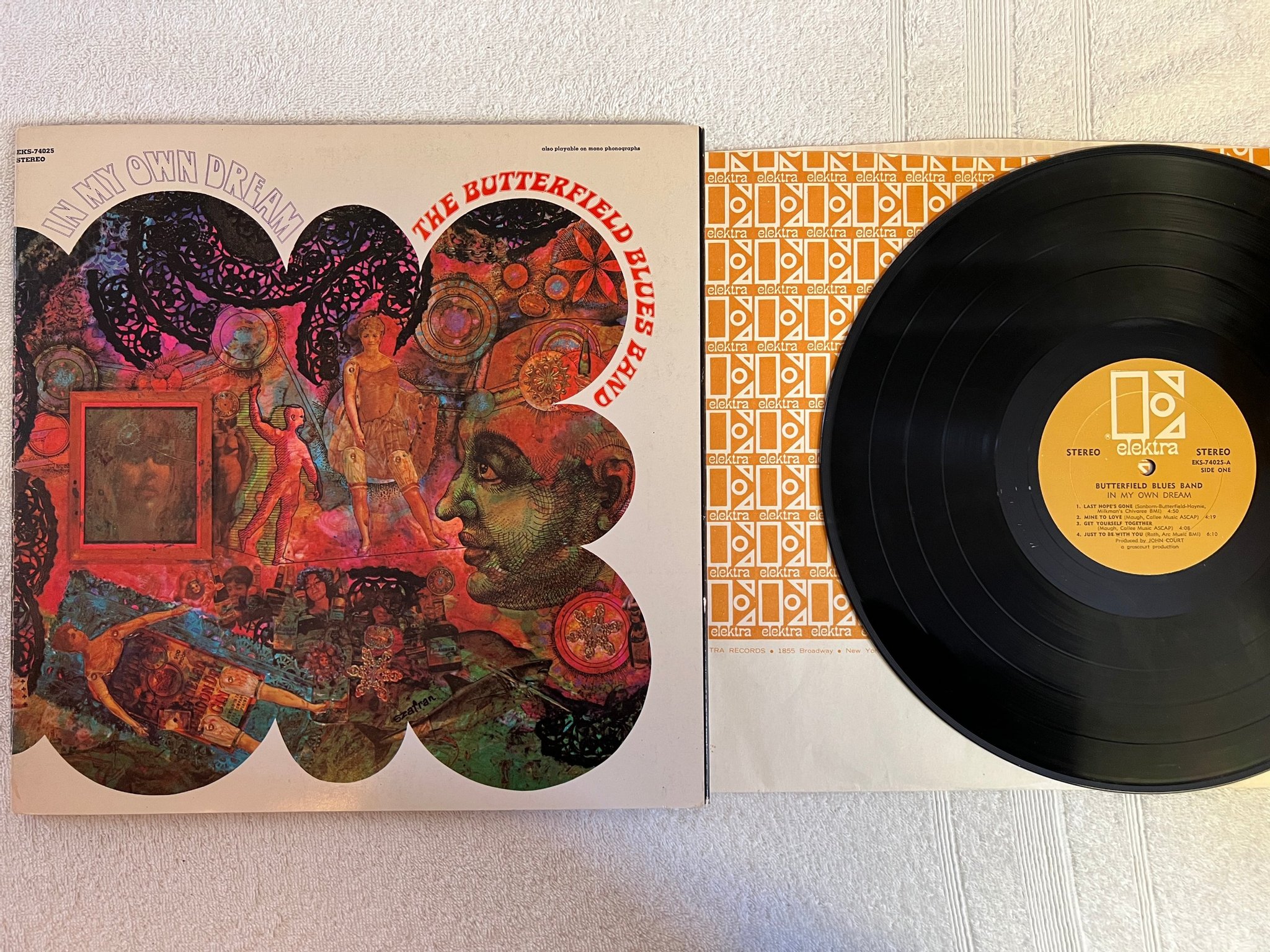 Omslagsbild för skivan ?BUTTERFIELD BLUES BAND in my own dream LP US ELEKTRA EKS 74025