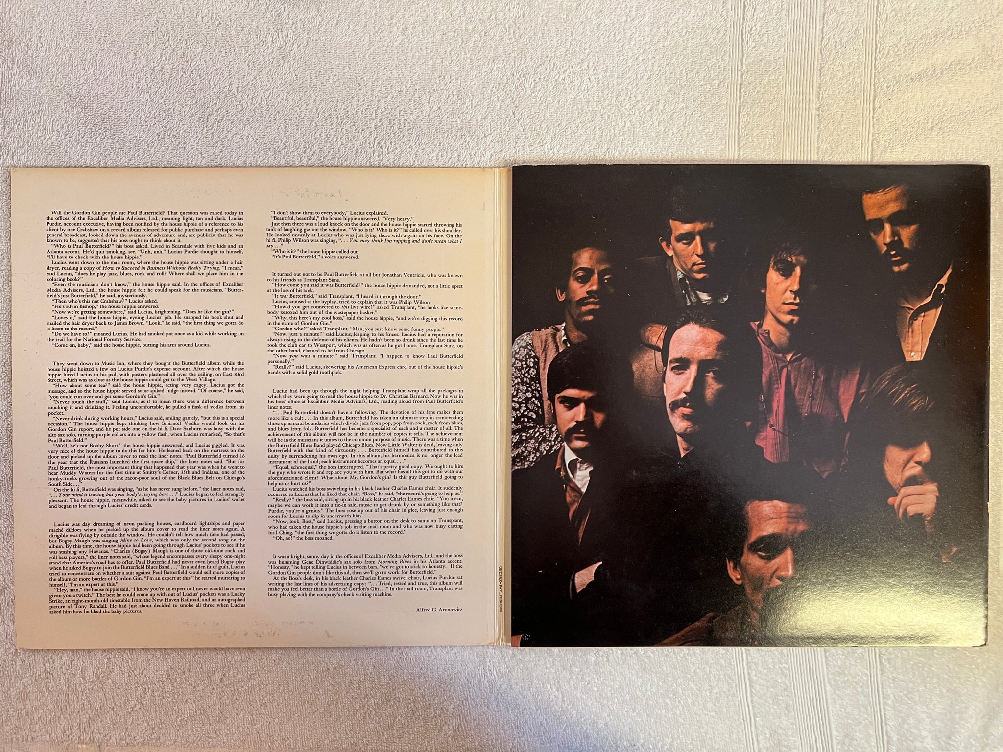 Omslagsbild för skivan ?BUTTERFIELD BLUES BAND in my own dream LP US ELEKTRA EKS 74025