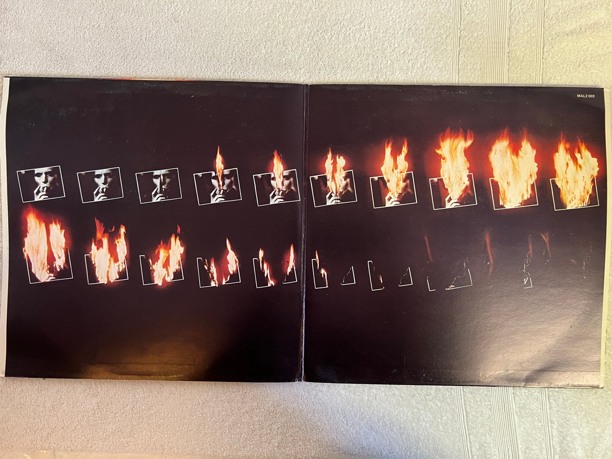 Omslagsbild för skivan DAVID BOWIE Ziggy Stardust - The Motion Picture 2xLP Australia STARCALL MAL2 003