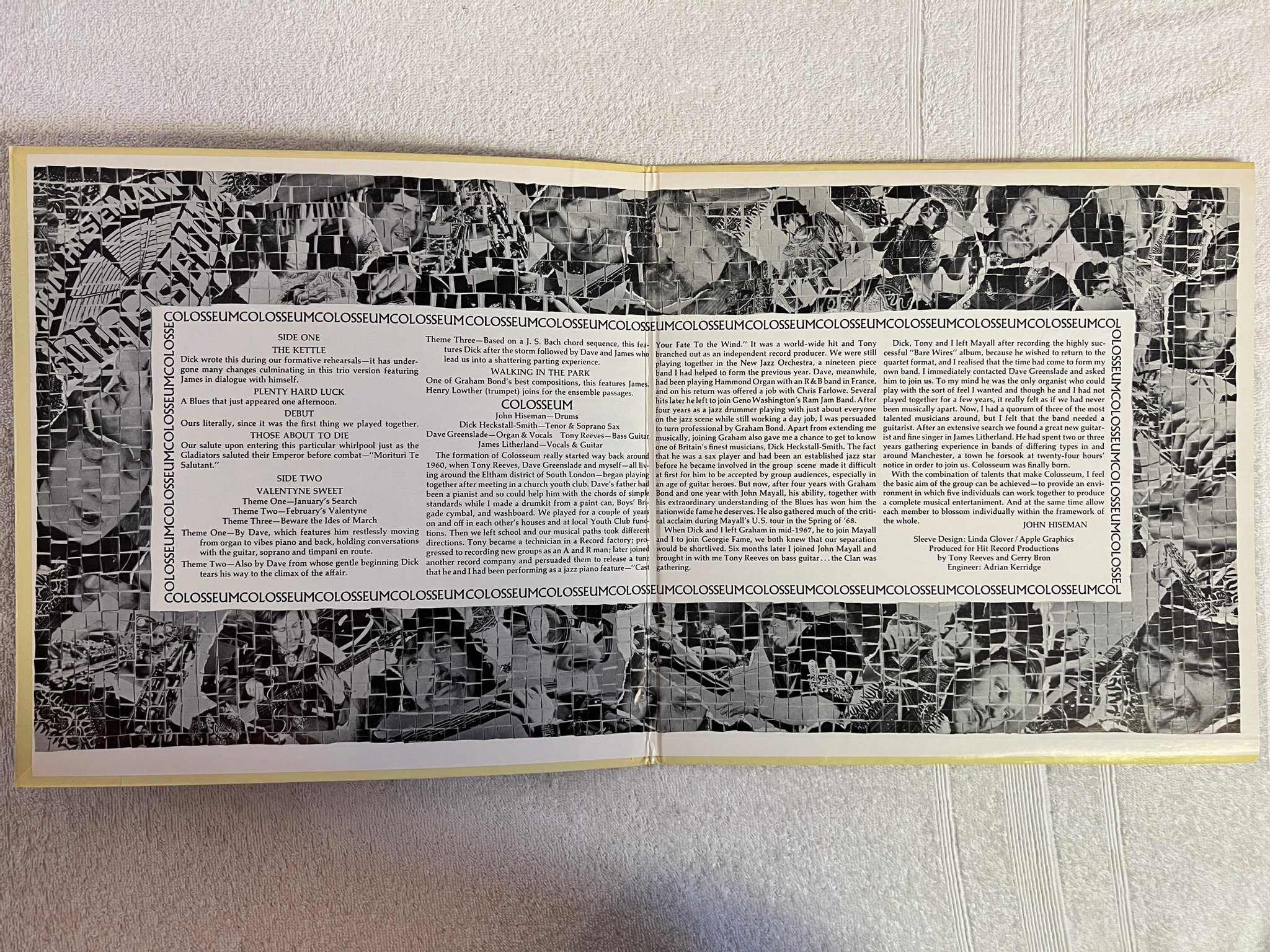 Omslagsbild för skivan COLOSSEUM those who are about to die LP -69 US DUNHILL DS 50062