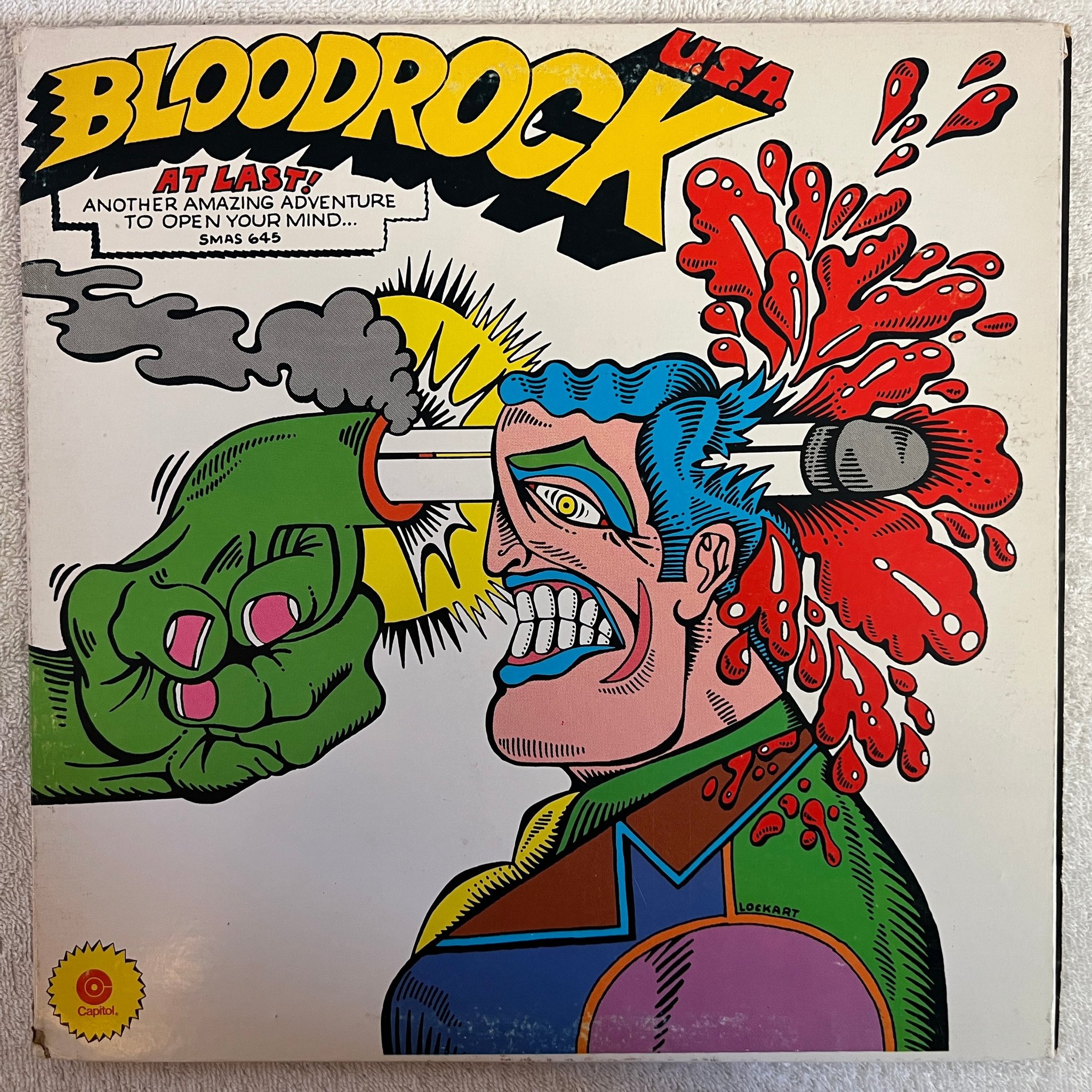 Omslagsbild för skivan BLOODROCK Bloodrock U.S.A. LP -71 US CAPITOL SMAS 645