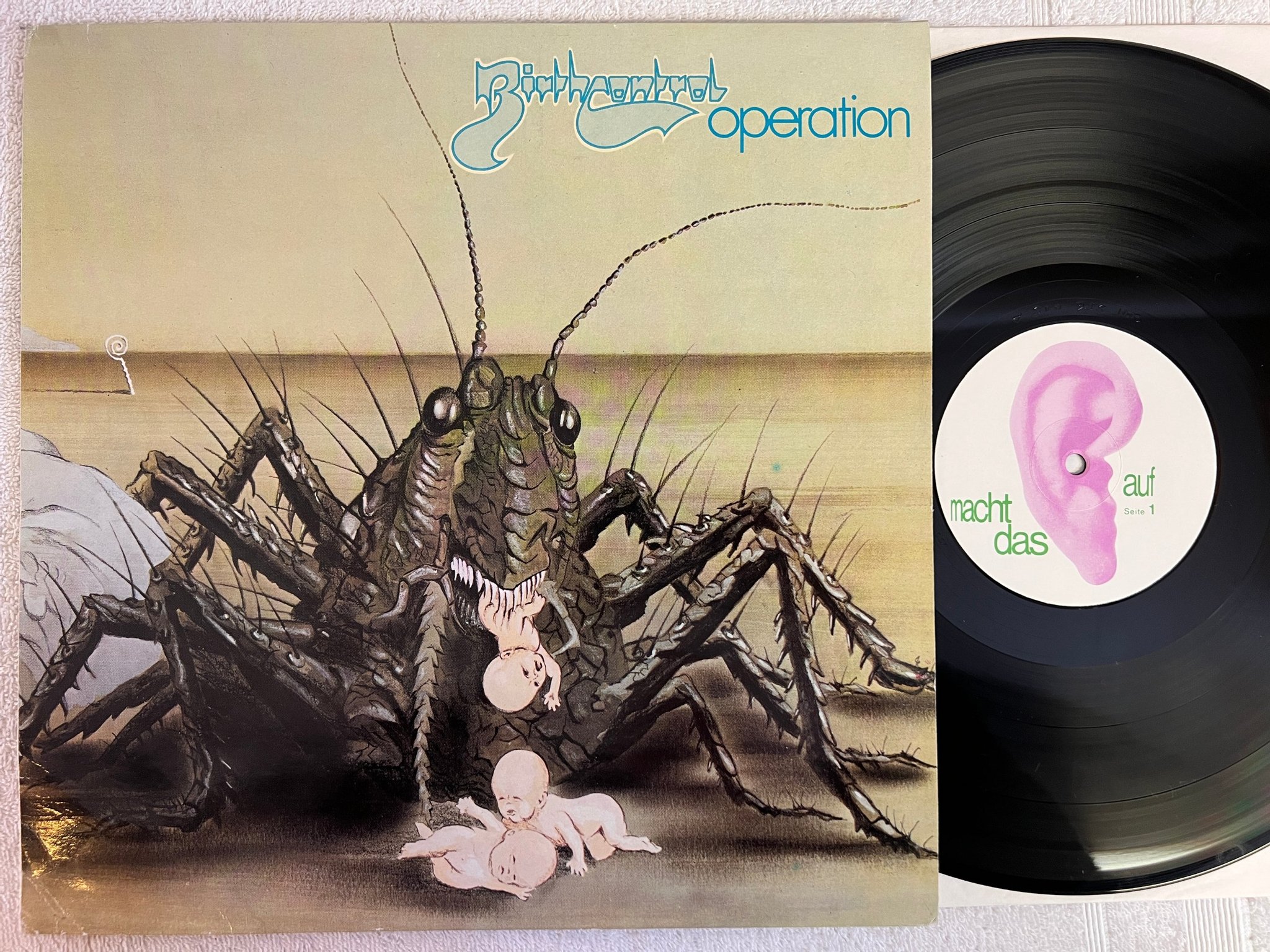 Omslagsbild för skivan BIRTHCONTROL operation LP re -71/89 Ger OMM 556.015 krautrock
