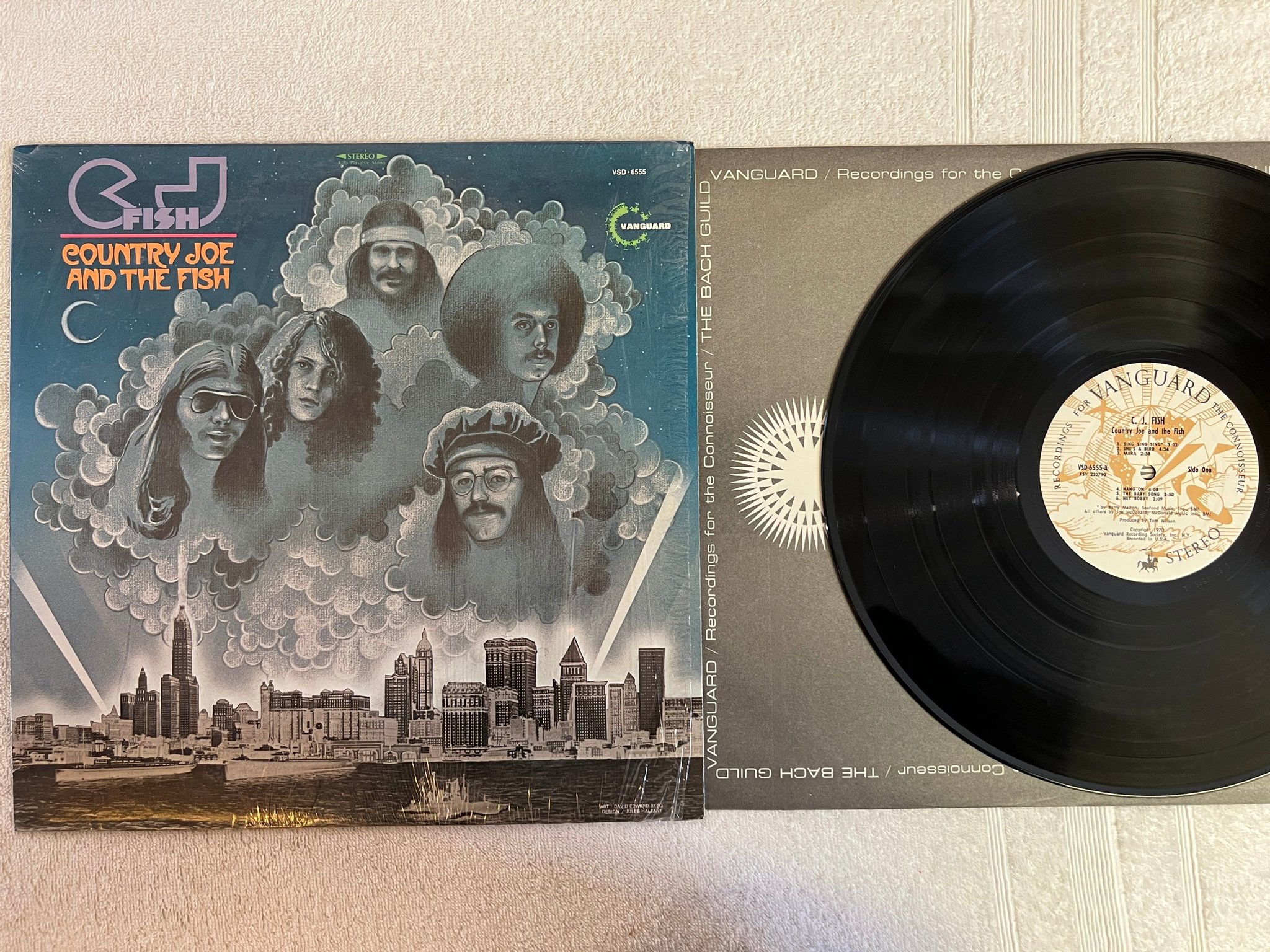 Omslagsbild för skivan COUNTRY JOE AND THE FISH LP -70 US VANGUARD VSD 6555