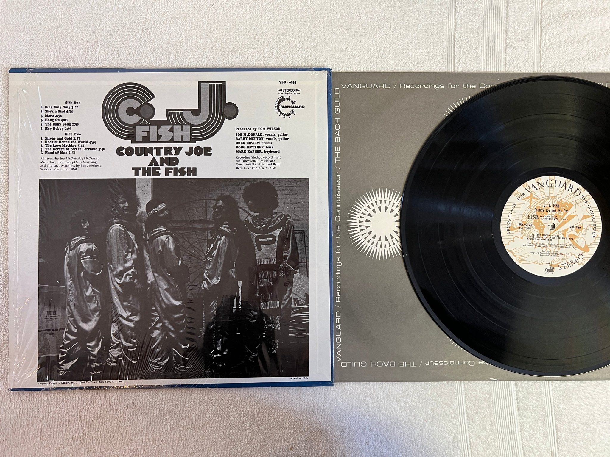 Omslagsbild för skivan COUNTRY JOE AND THE FISH LP -70 US VANGUARD VSD 6555